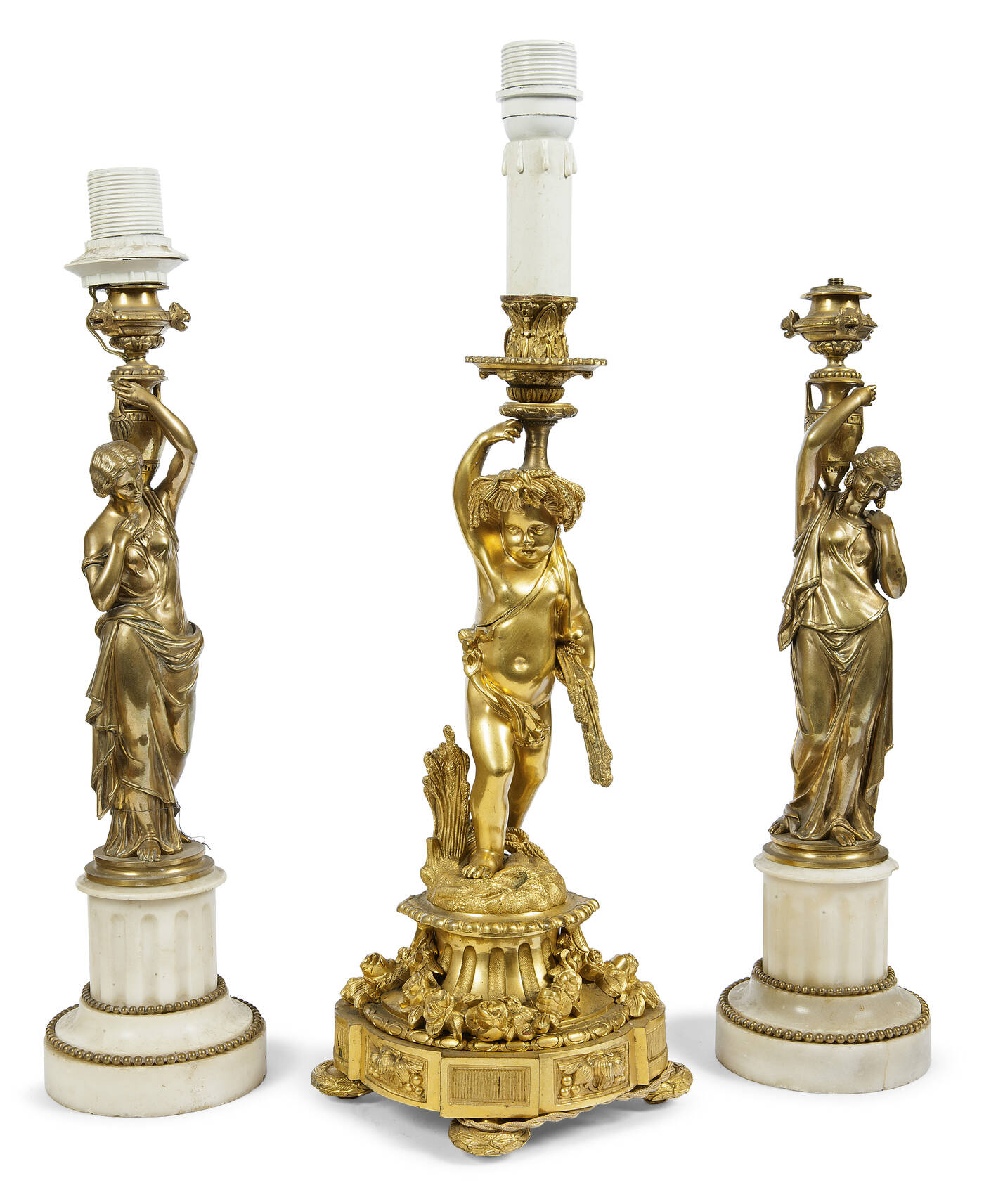 LOTTO DI TRE CANDELIERI 