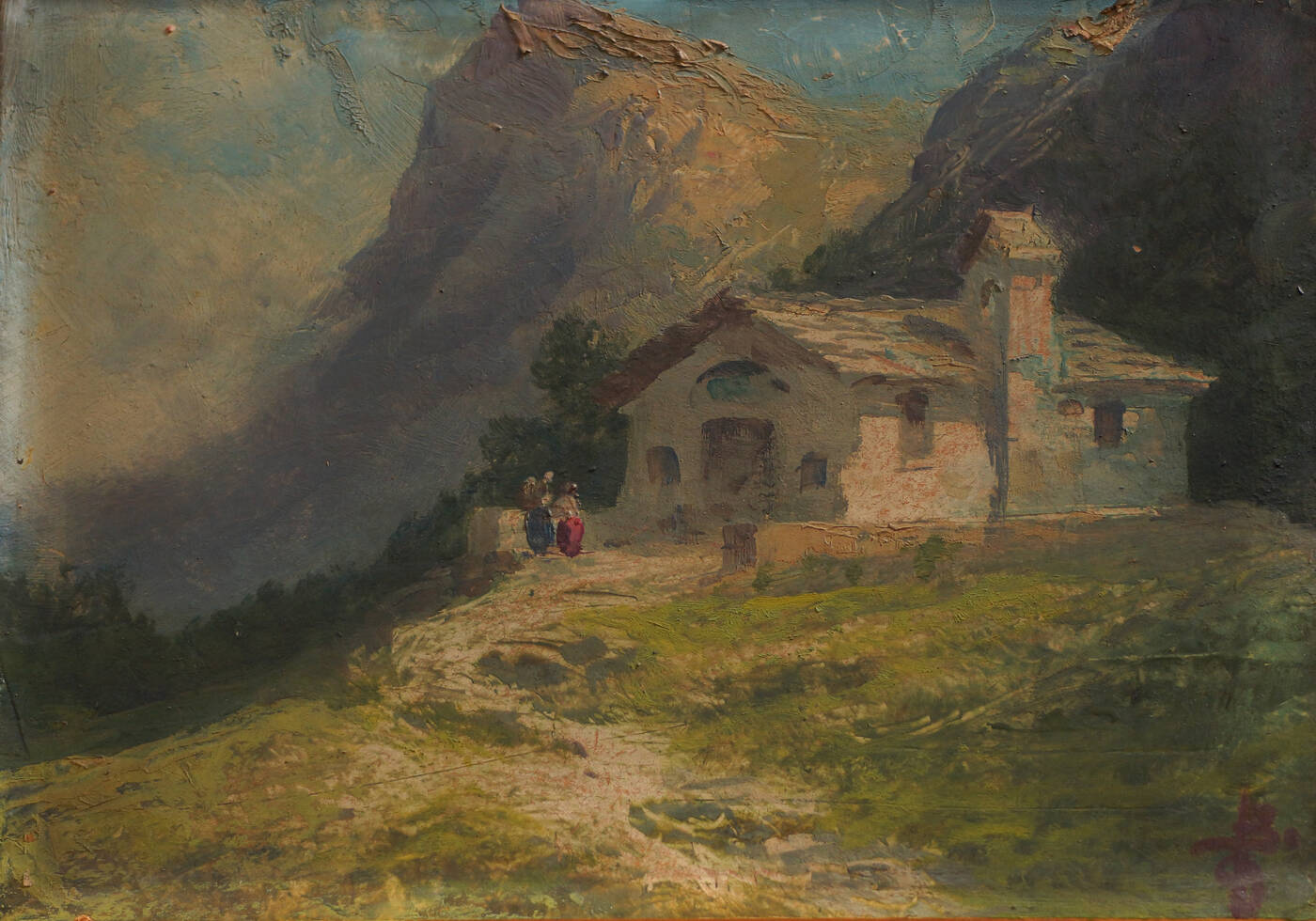 GIACINTO BO - 'Baita in alta montagna'