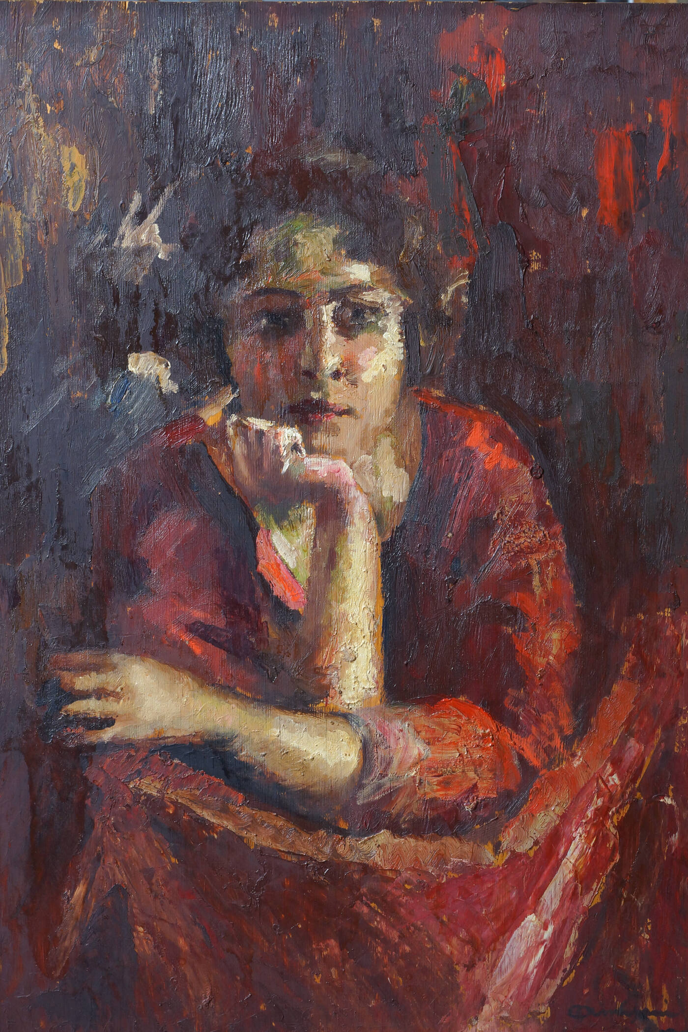 PITTORE NON IDENTIFICATO - 'Ritratto di fanciulla'