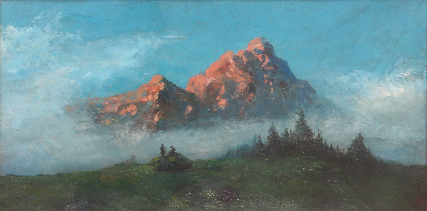 GIACINTO BO - 'Paesaggio montano'