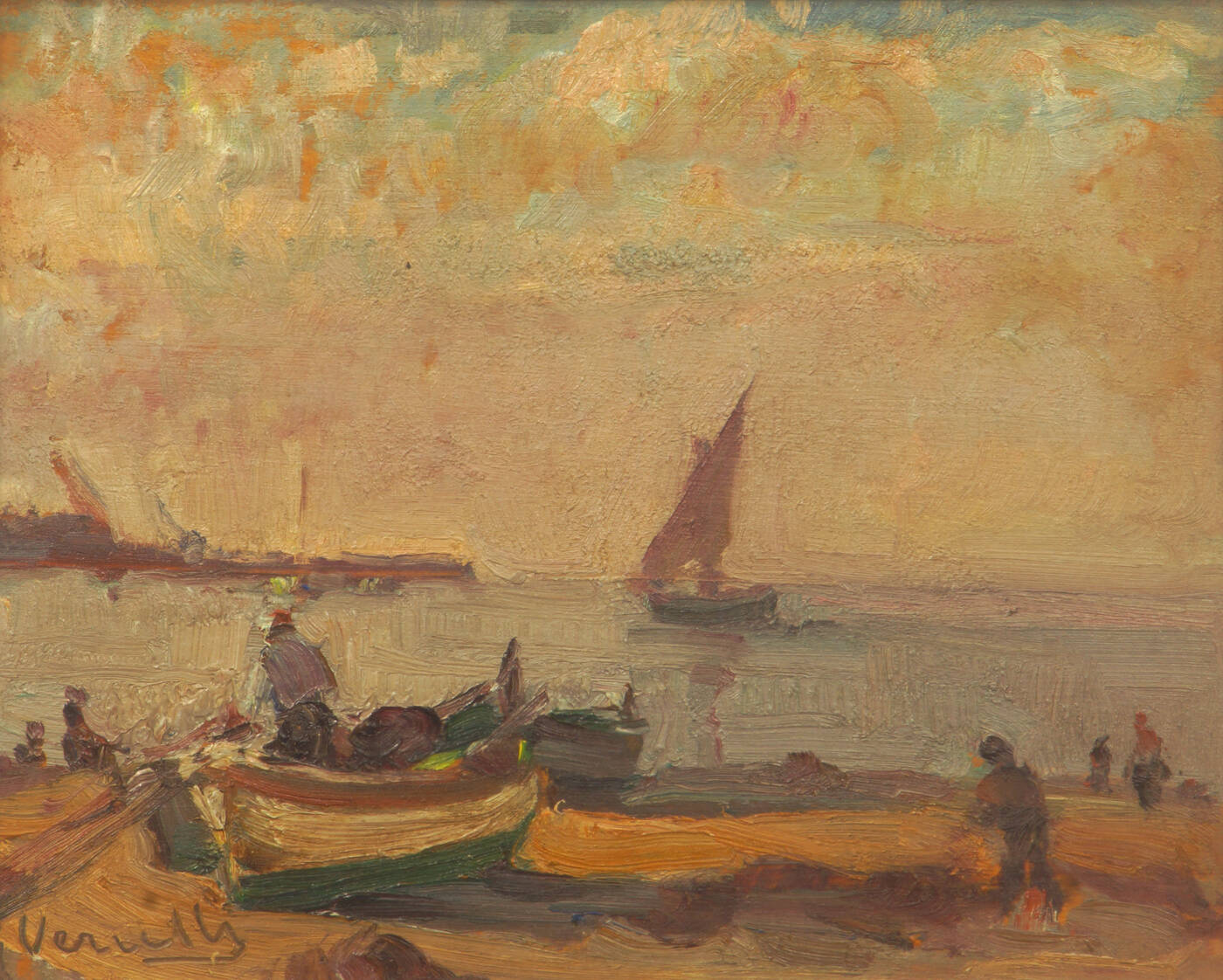 GIULIO ROMANO VERCELLI - 'Prima della pesca'