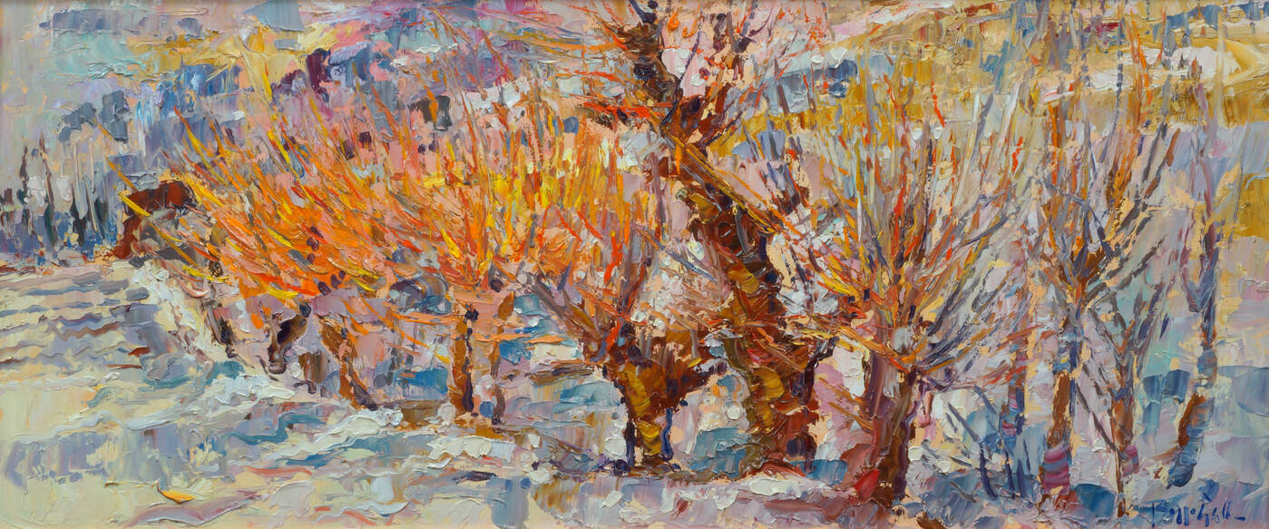 BEPPE GALLO - 'Langa - Salici nella neve' 2007