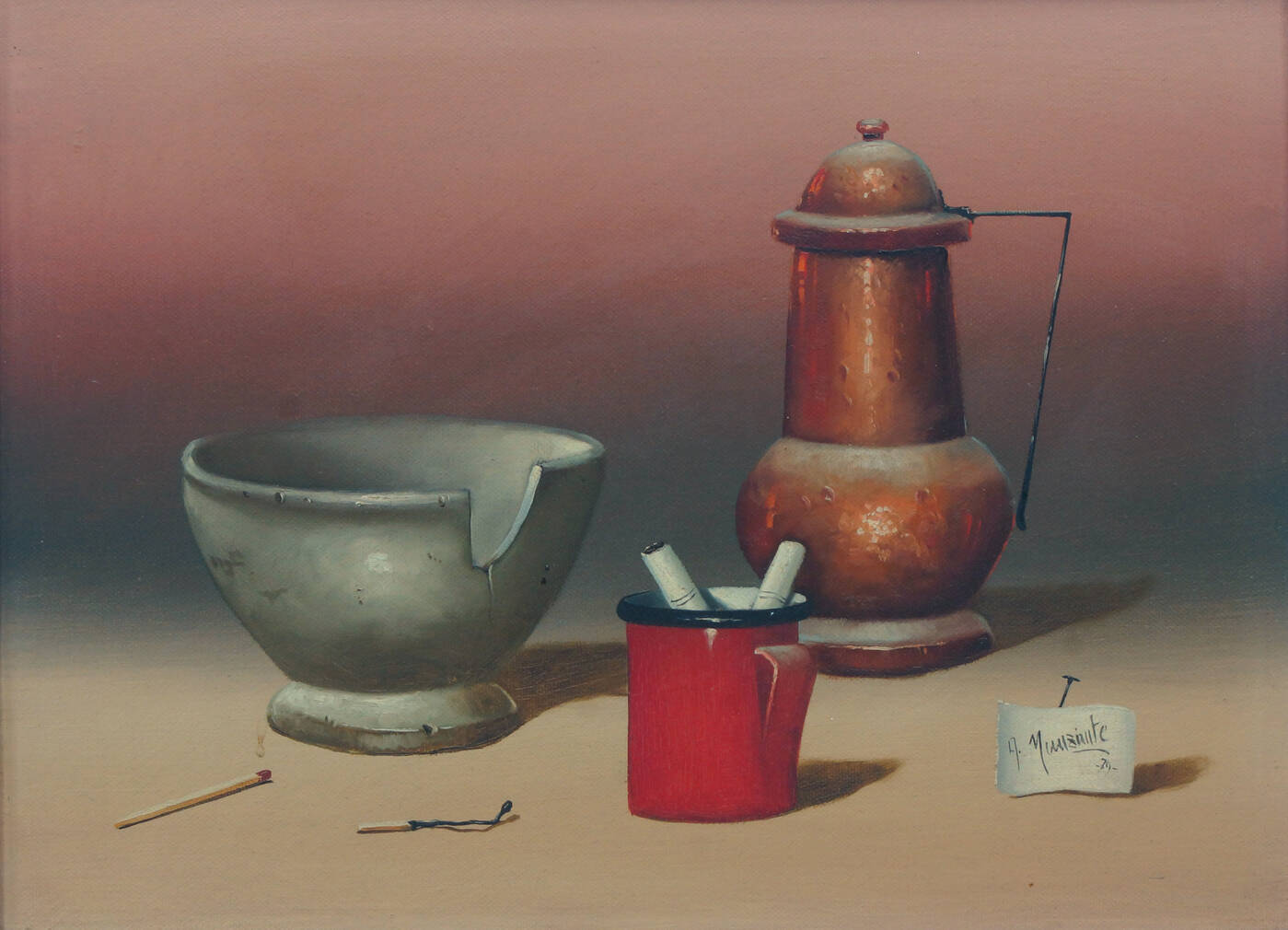 ANTONIO NUNZIANTE - 'Composizione' 1979