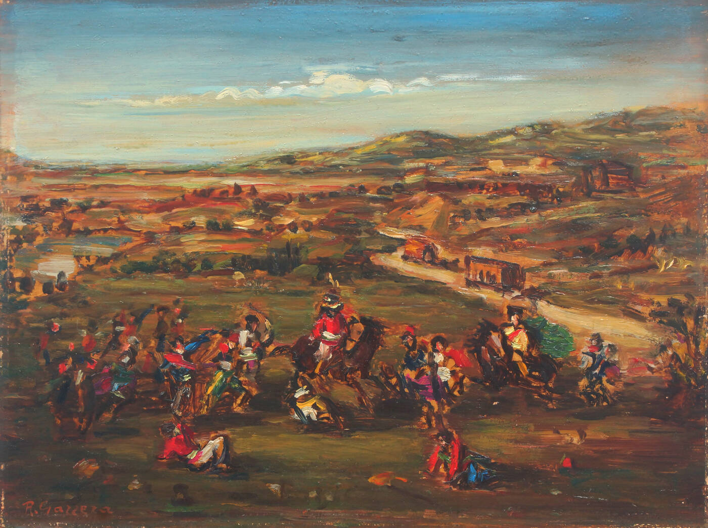 ROMANO GAZZERA - 'Giubbe rosse' 1948