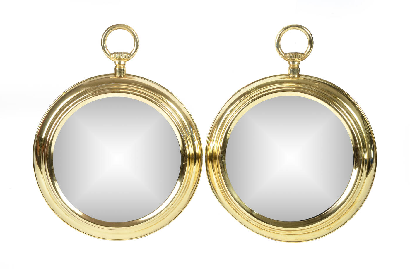 PIERO FORNASETTI, nello stile di - Coppia di specchi da parete 