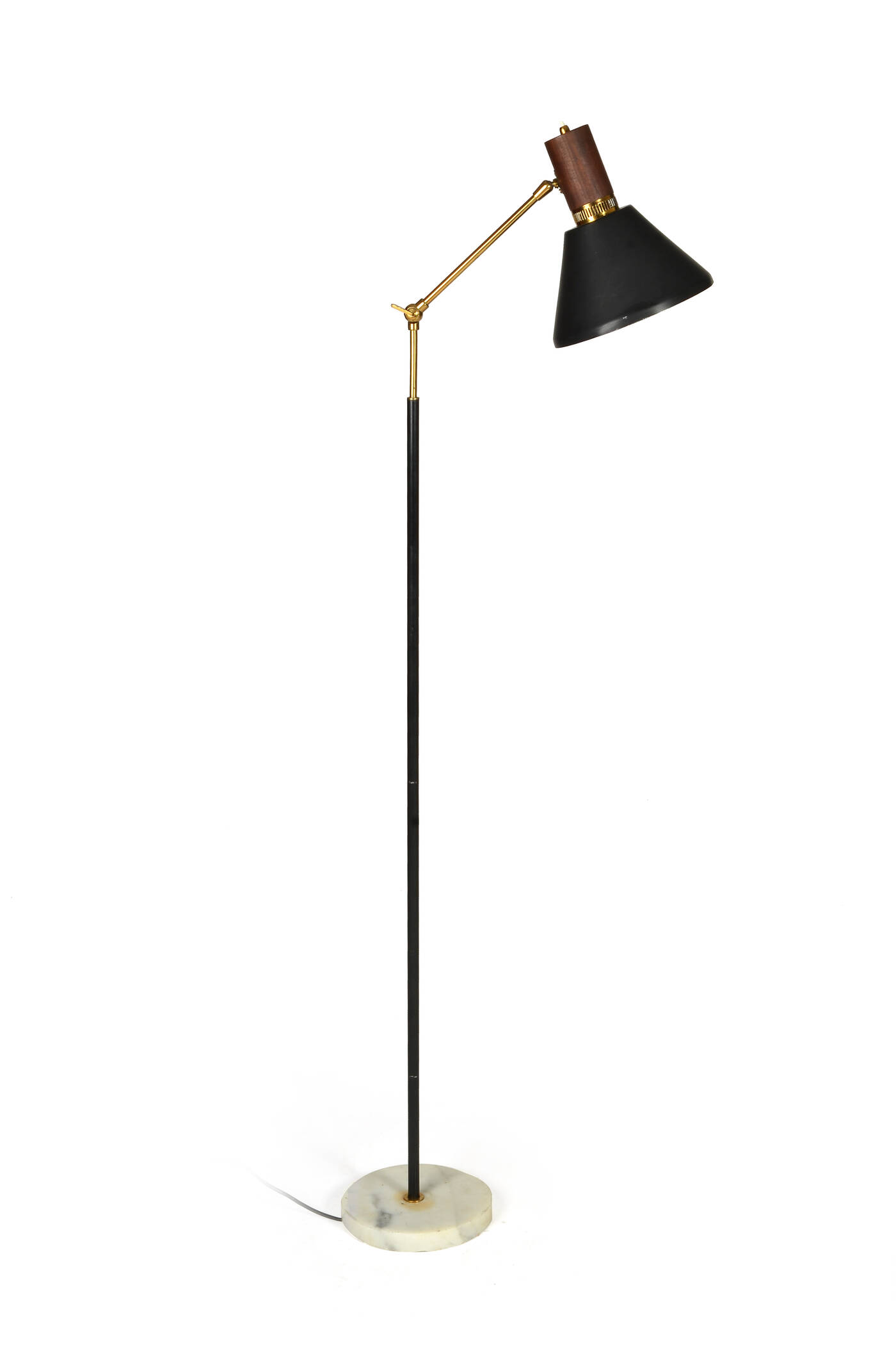 STILNOVO - Lampada da terra con braccio a snodo 