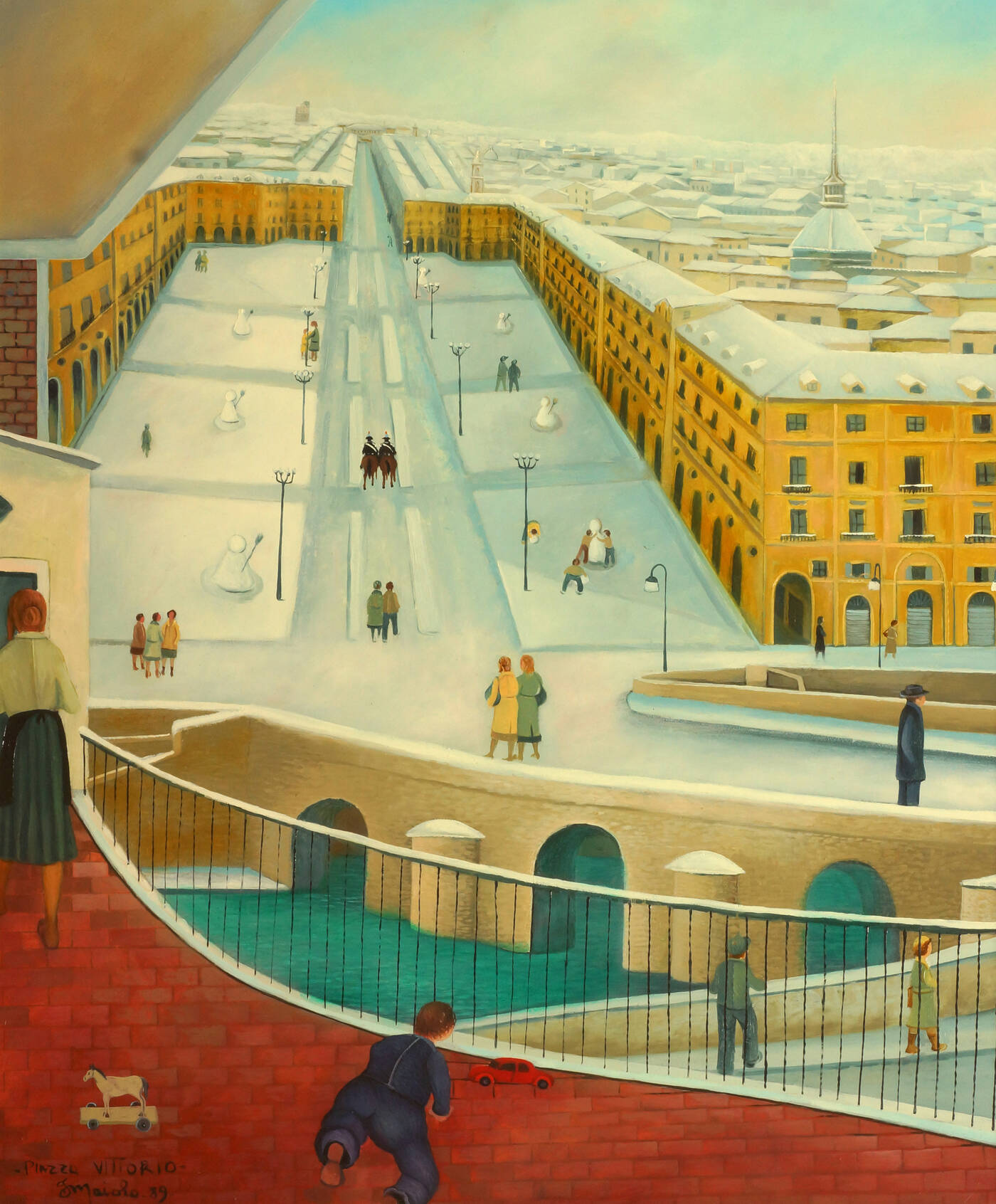 FRANCESCO MAIOLO - 'Fantasia su Piazza Vittorio' 1989