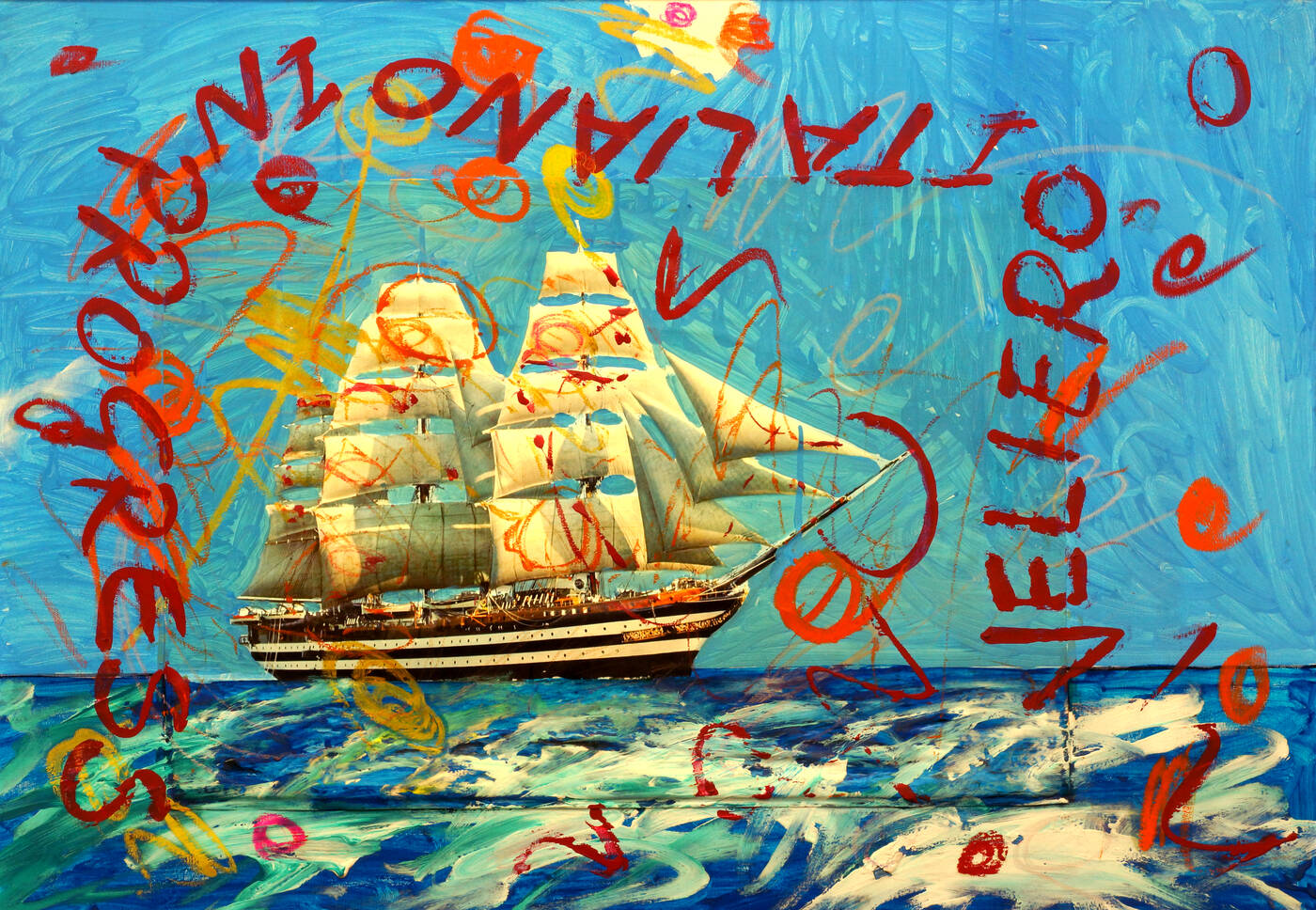 ENRICO MANERA - 'Veliero italiano in progress' 1995