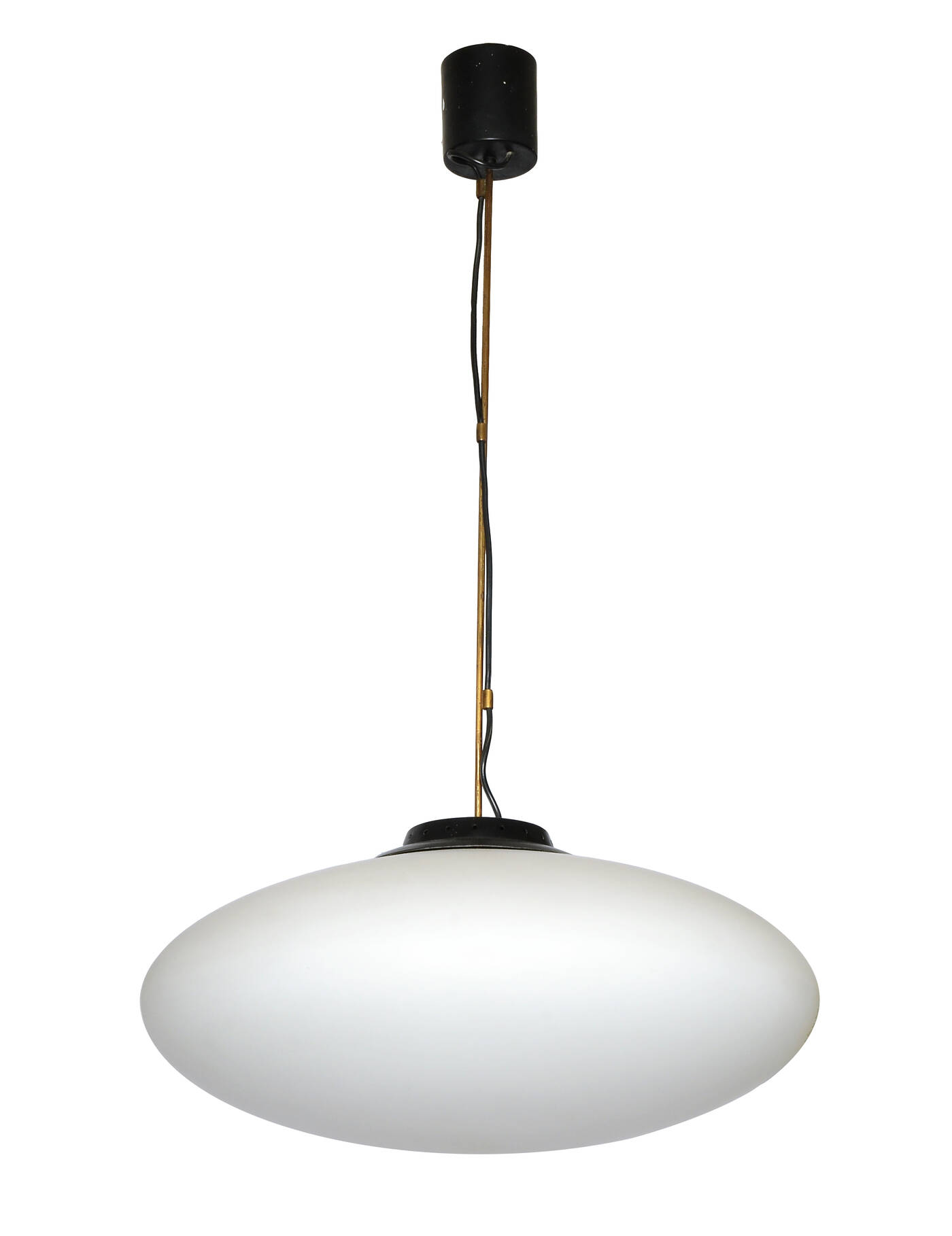 STILNOVO - Lampadario con struttura in metallo verniciato e 