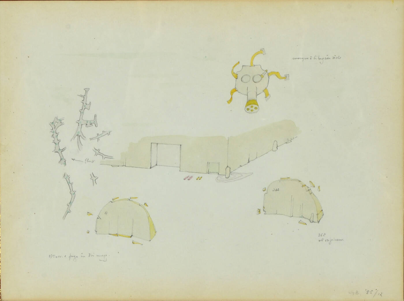 GIANFRANCO BARUCHELLO - 'Senza titolo' 1985