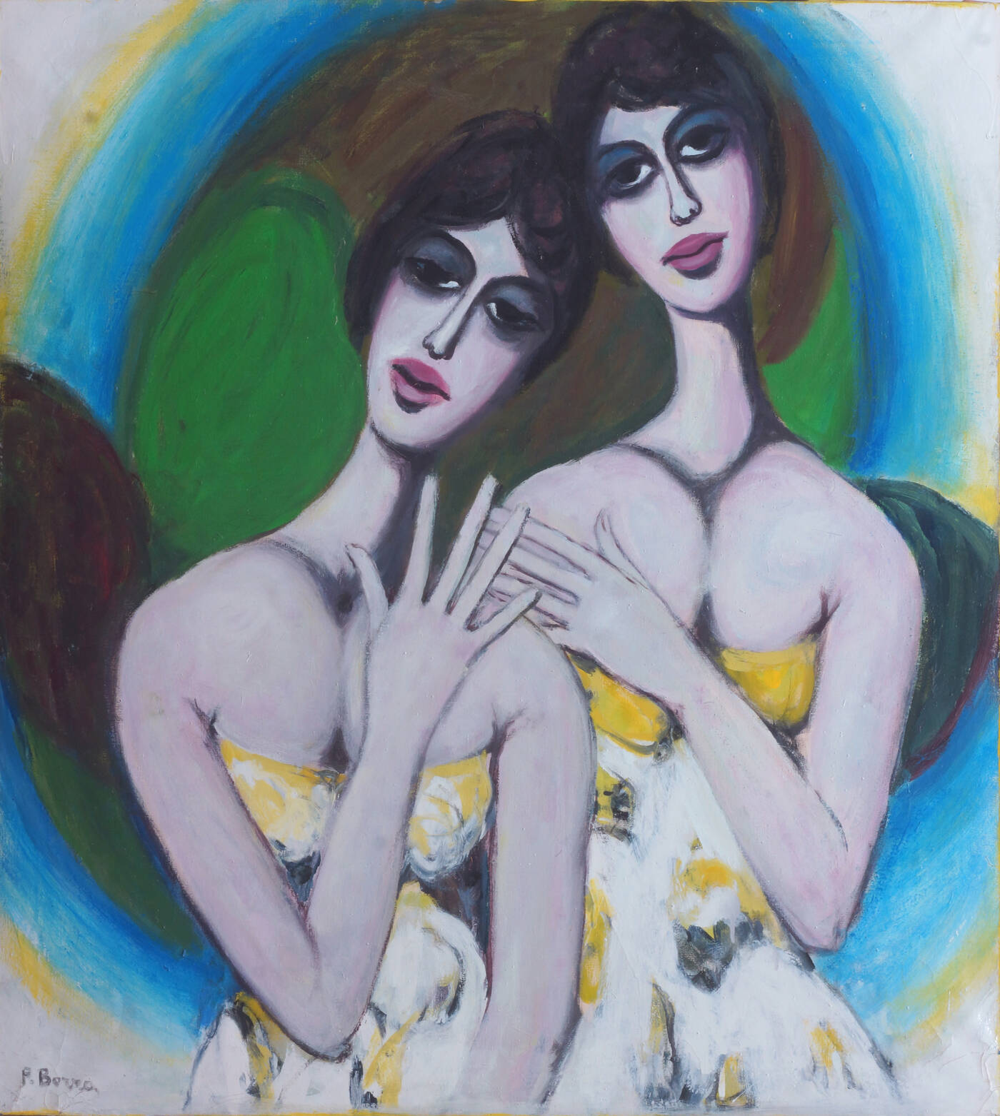 POMPEO BORRA - 'Due donne'