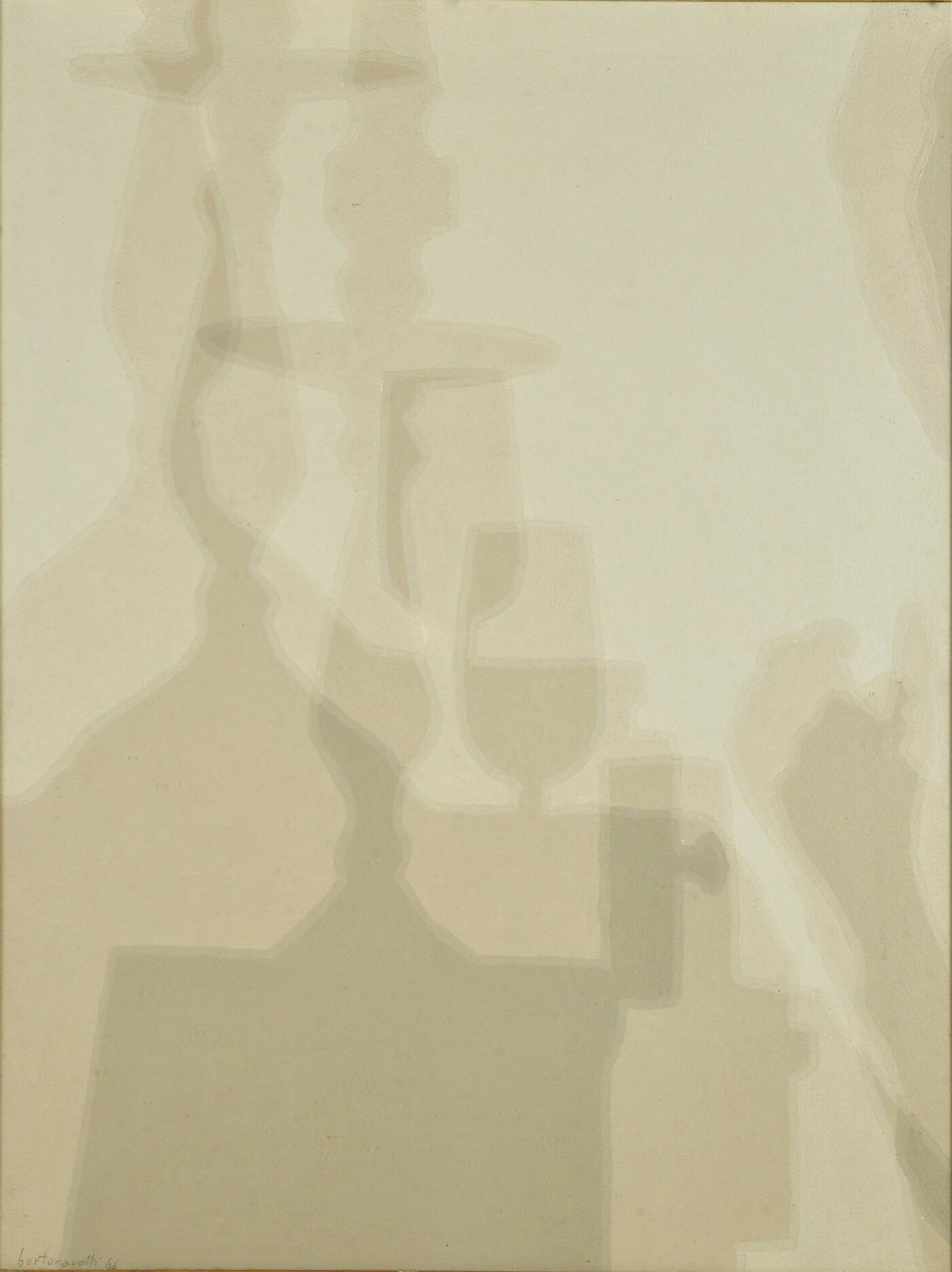 BERTO RAVOTTI - 'Ombra di natura morta' 1966