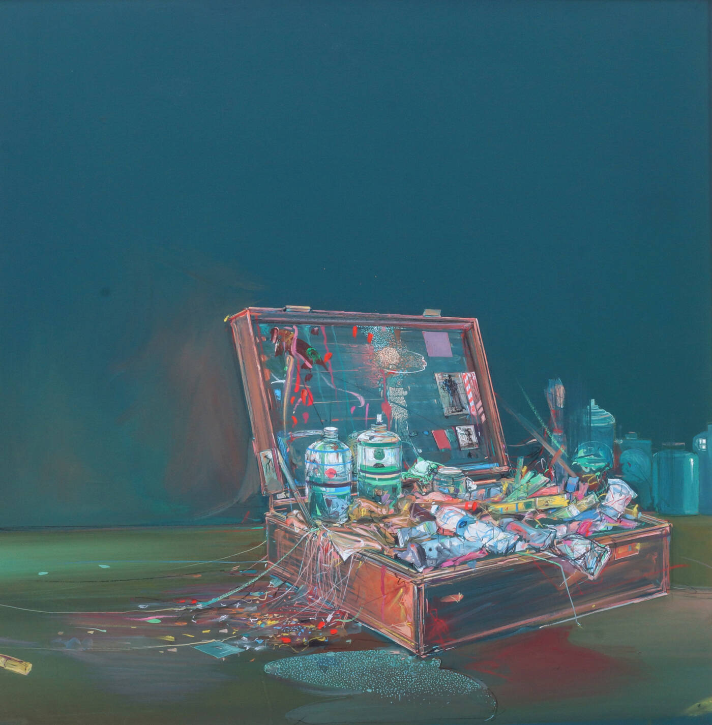 PIER LUIGI ROMANI - 'Le cose dello studio - Scatola, filo e oggetti' 