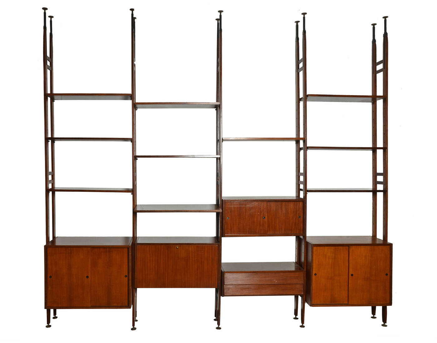 PRODUZIONE ITALIANA - Libreria cielo-terra a quattro campate.