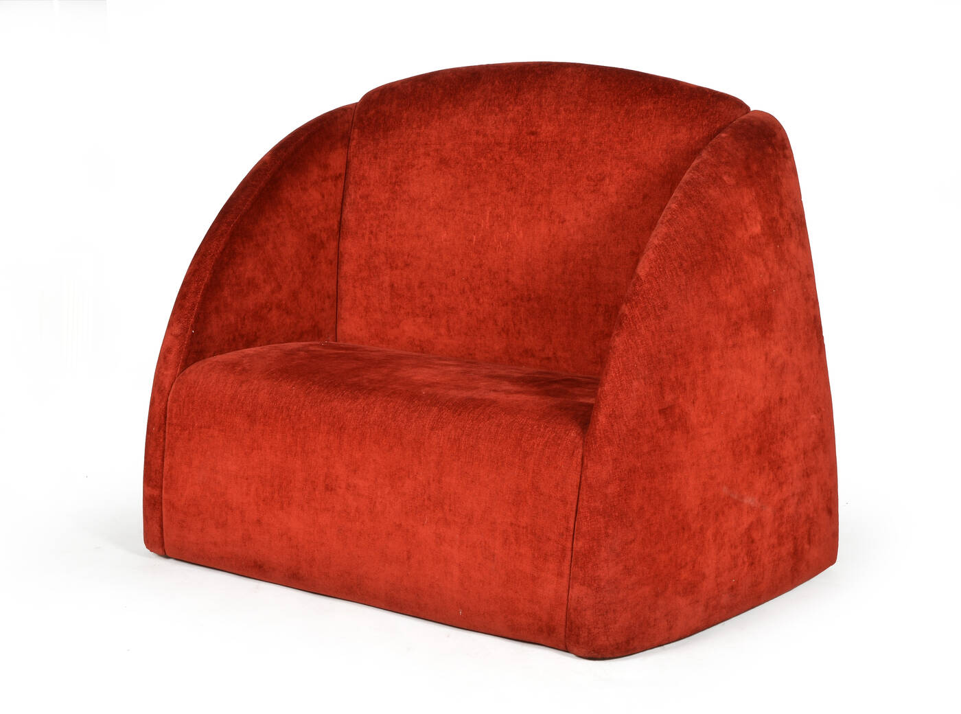 ALESSANDRO MENDINI - Divano con struttura in legno e imbottitura 