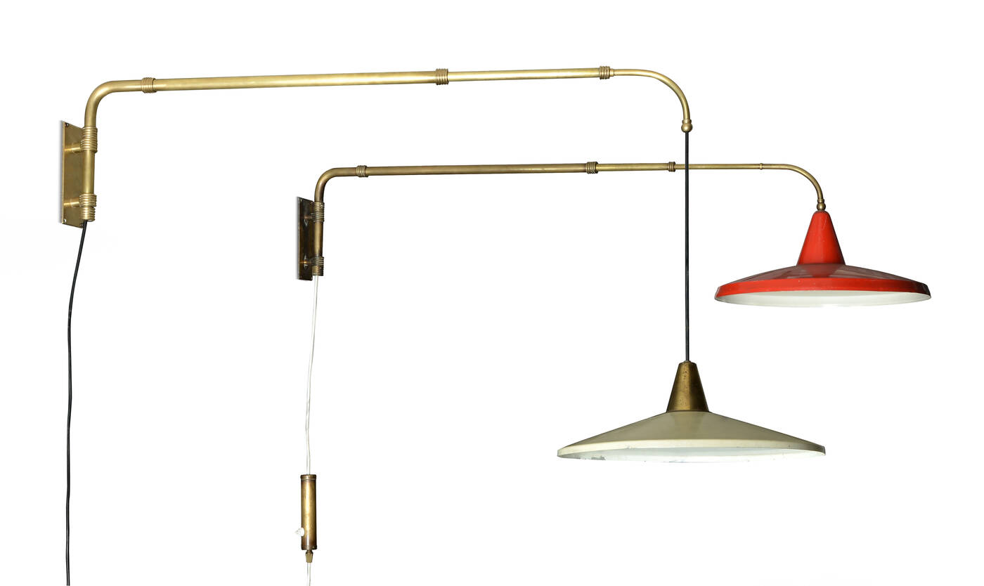 PRODUZIONE ITALIANA - Coppia bracci telescopici orientabili 