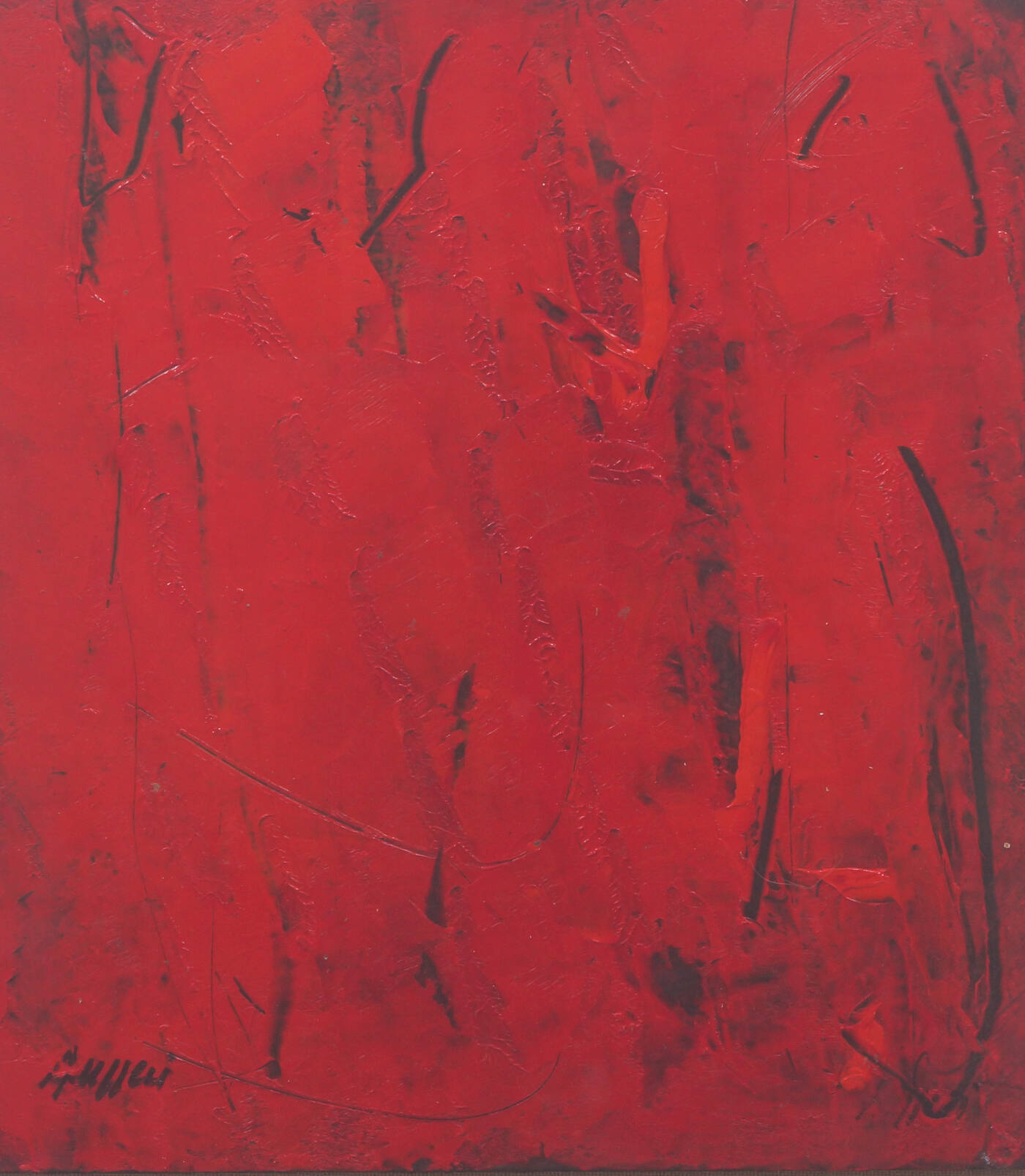 PIERO RUGGERI - 'Figura nel caldo del paesaggio' 1994