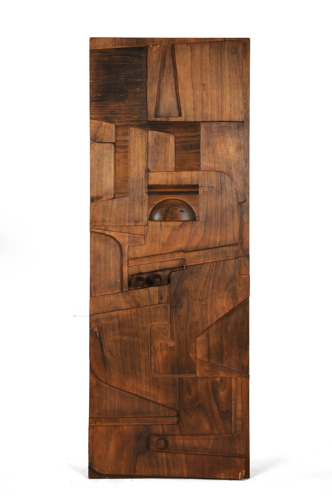 NERONE E PATUZZI GRUPPO NP2 - Pannello in legno pirografato e lavorato a mano.