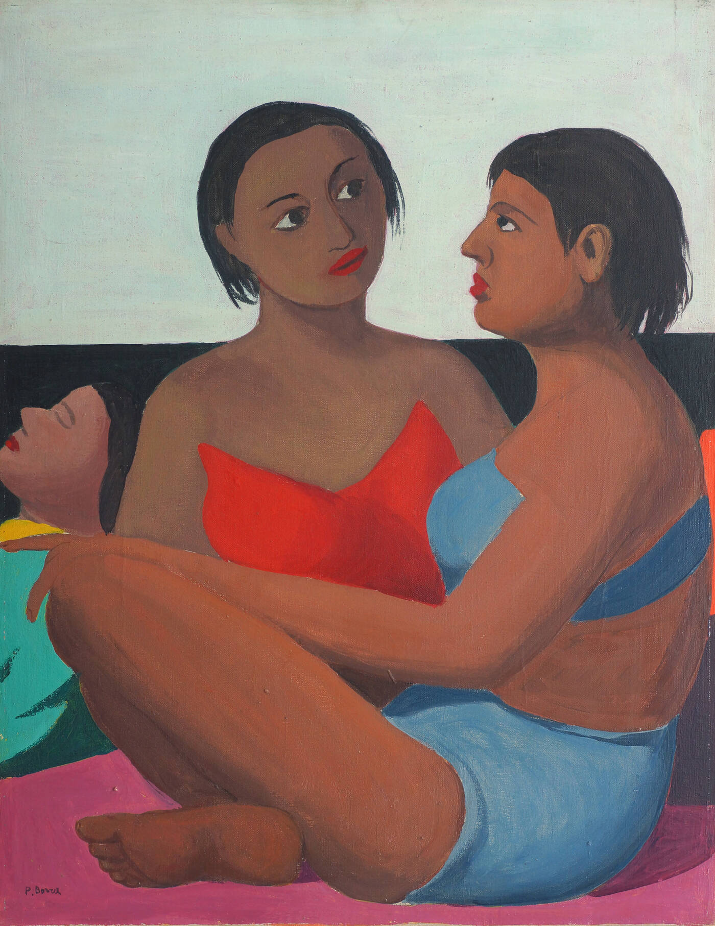 POMPEO BORRA - 'Tre figure'