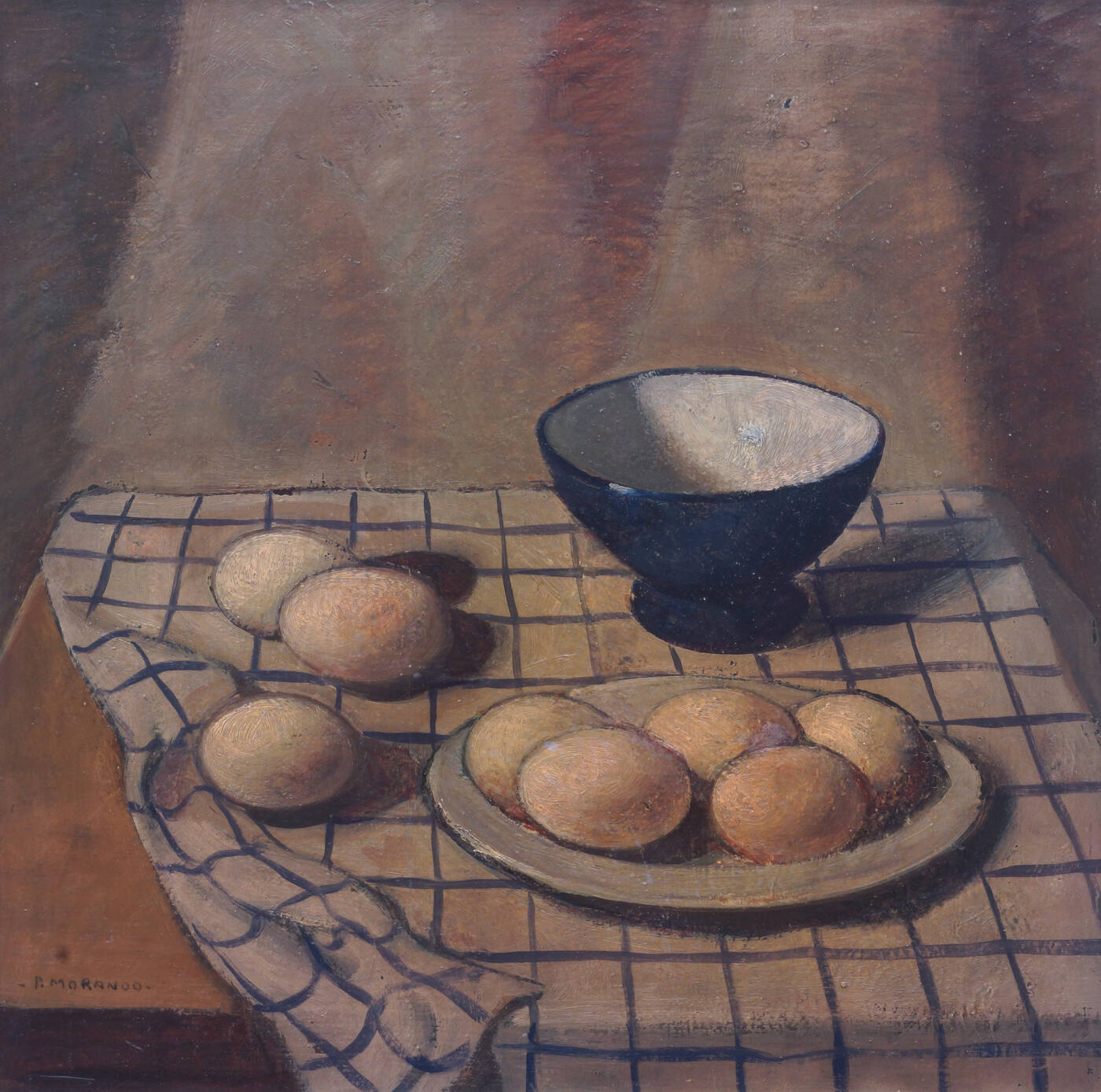 PIETRO MORANDO - 'Natura morta con uova' 1930