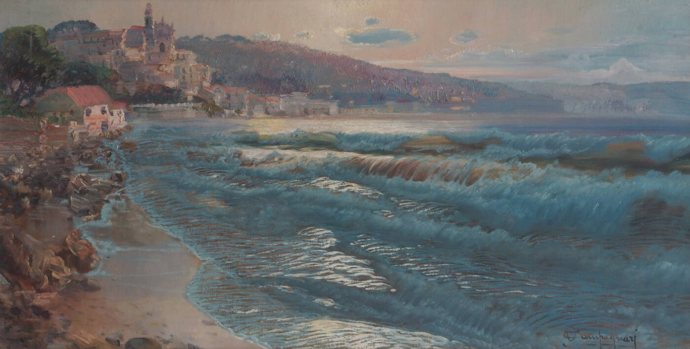 OTTORINO CAMPAGNARI - 'Marina di Cervo'