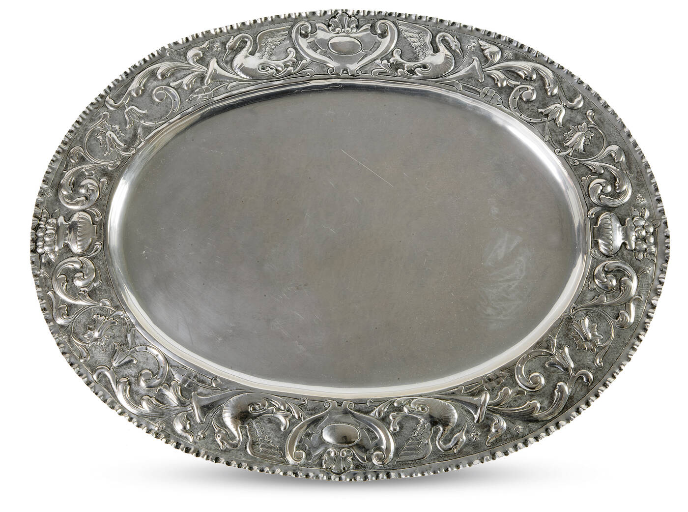 GRANDE VASSOIO IN ARGENTO