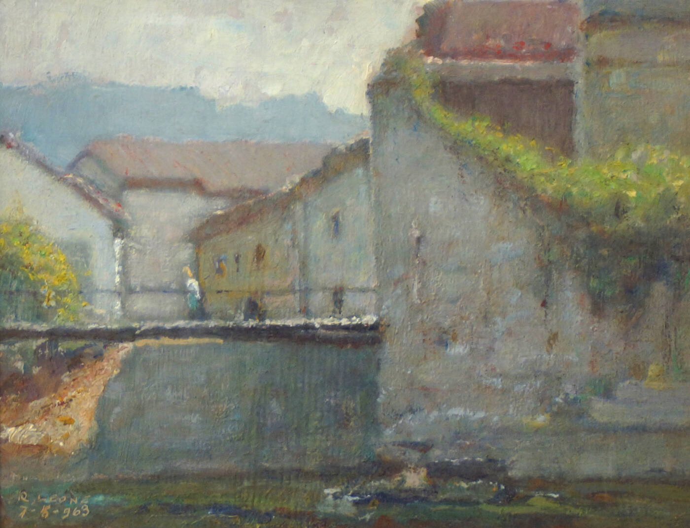 ROBERTO LEONE - 'Case di montagna' 1963