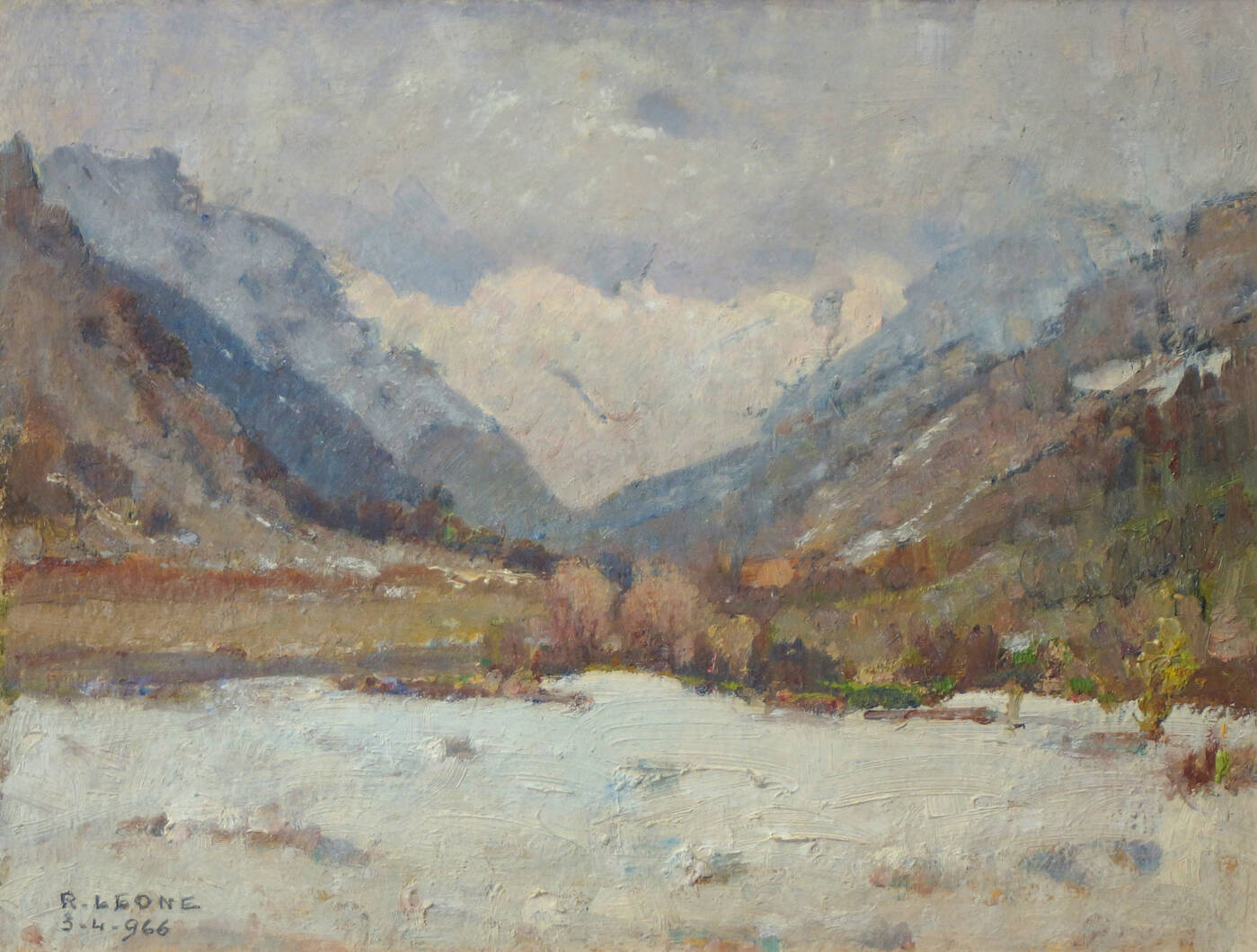 ROBERTO LEONE - 'Vallata del Melezet' 1966