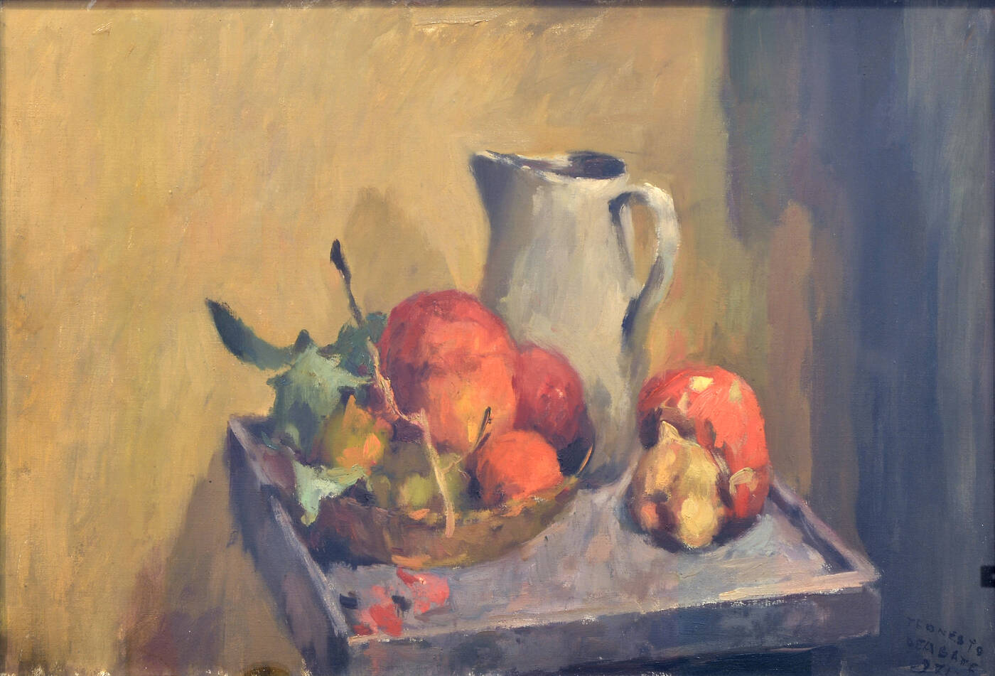 TEONESTO DEABATE - 'Natura morta - Omaggio a Chardin' 1971