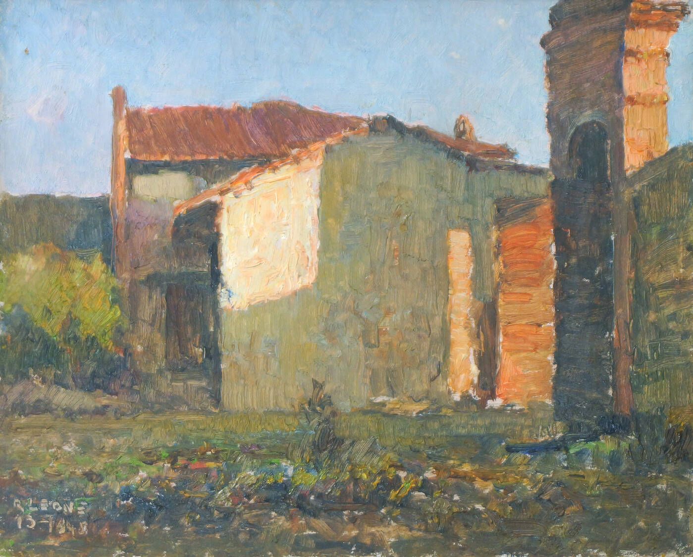 ROBERTO LEONE - 'Case rurali' 1948