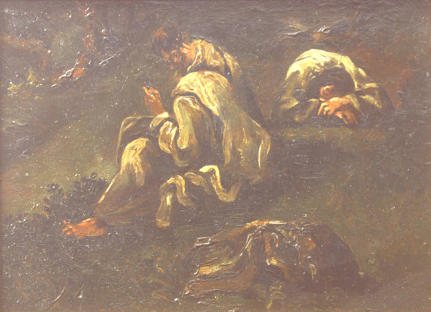 PITTORE ANONIMO DEL XVIII SECOLO - 'Scena biblica'