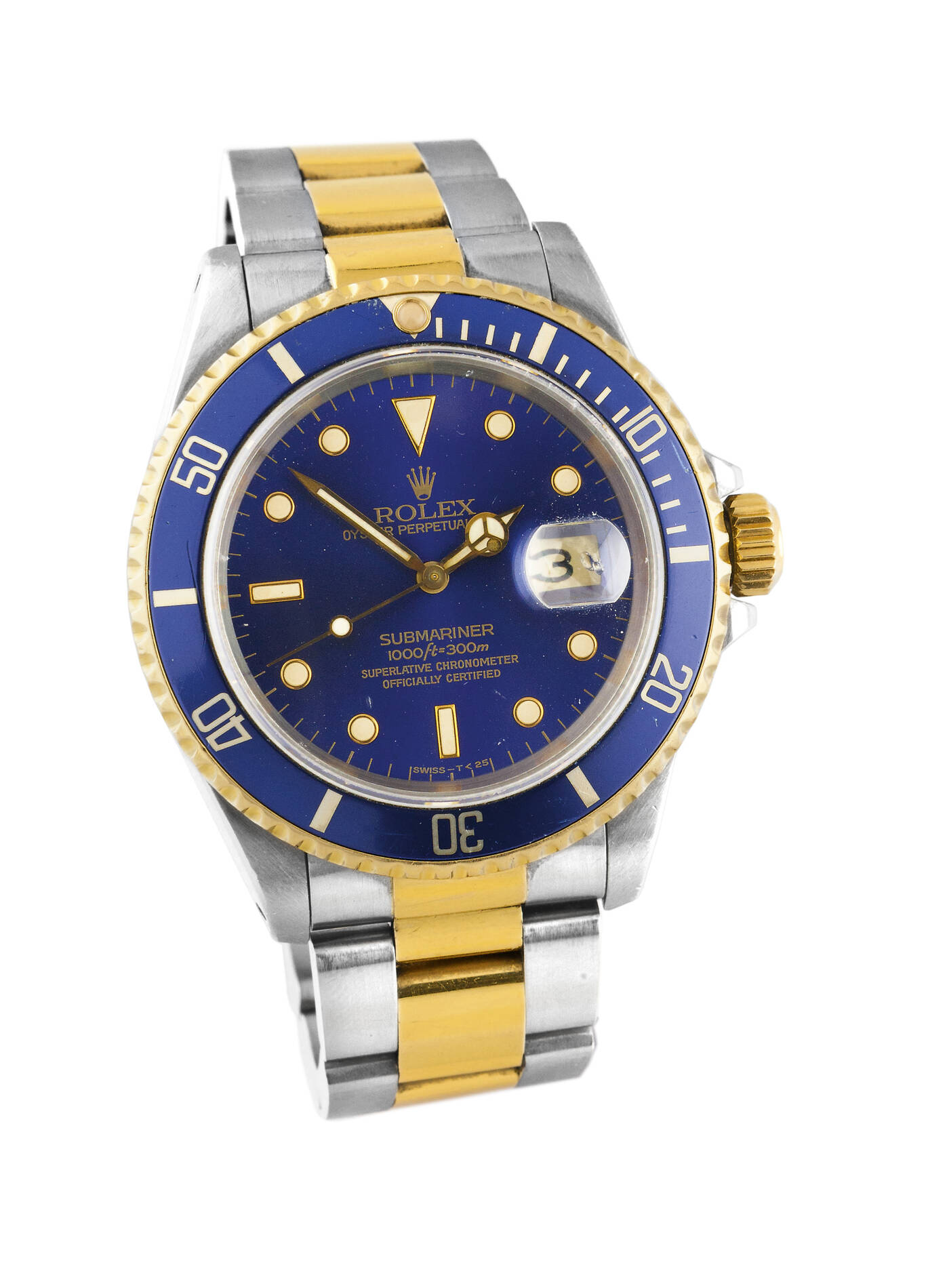 ROLEX - Mod. 'Oyster Perpetual Submariner', ref. 16613, 1991