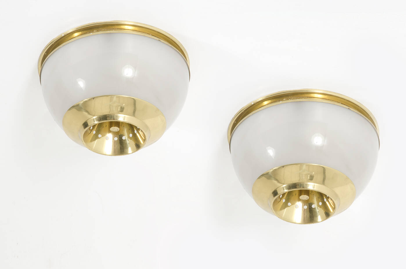 LUIGI CACCIA DOMINIONI - Due lampade mod. LPS3 Mezzo Pallone