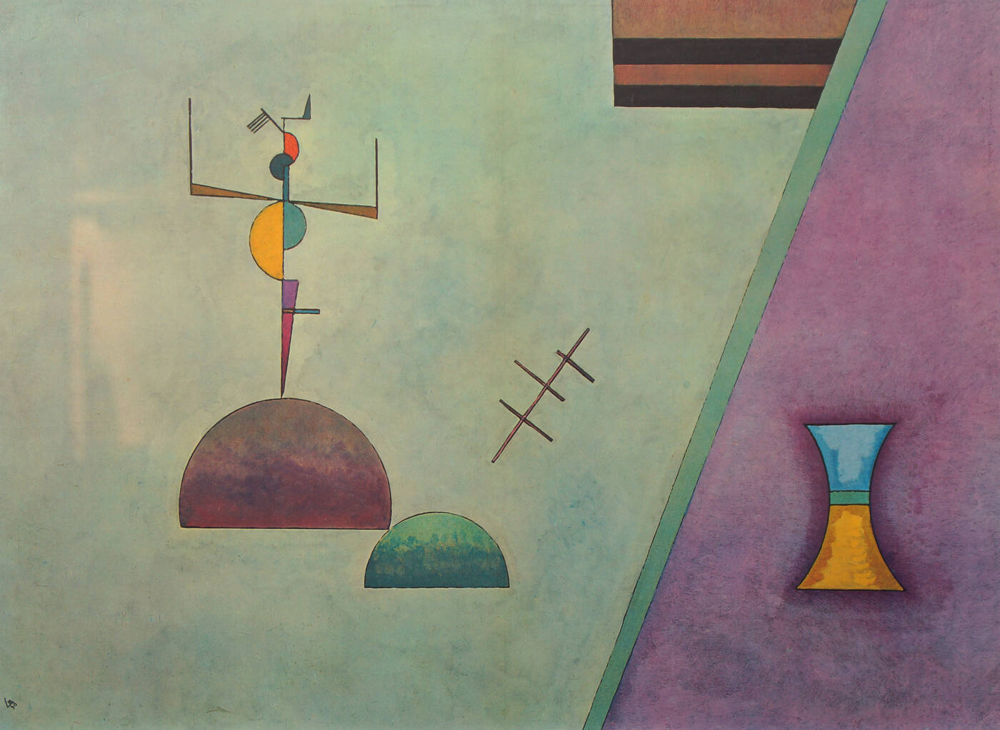 WASSILY KANDINSKY - 'Senza titolo'<br>