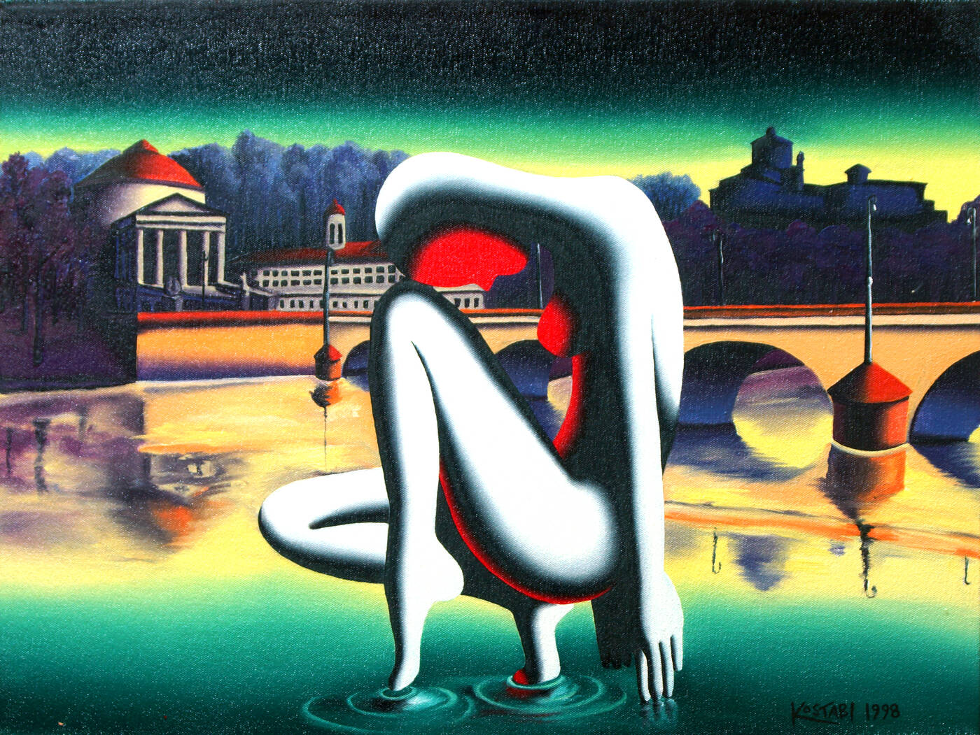 MARK KOSTABI - 'Testing the water' 1998