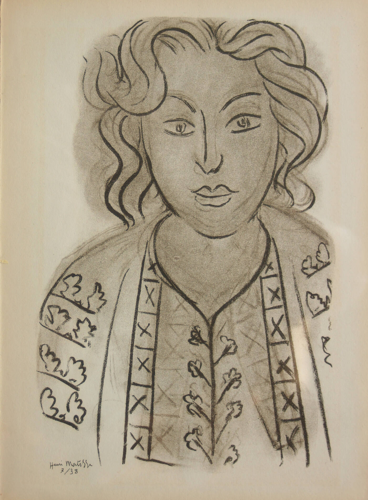 HENRY MATISSE - 'Senza titolo' 1937 HENRY MATISSE - 'Senza titolo' 1937