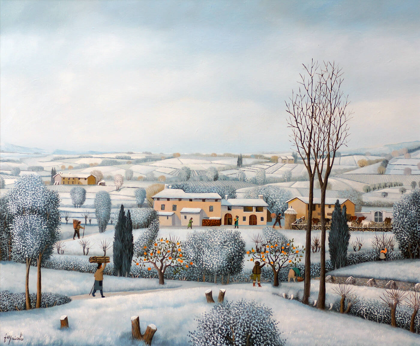 FRANCESCO MAIOLO - '(Inverno) - legna per l'inverno' 2006