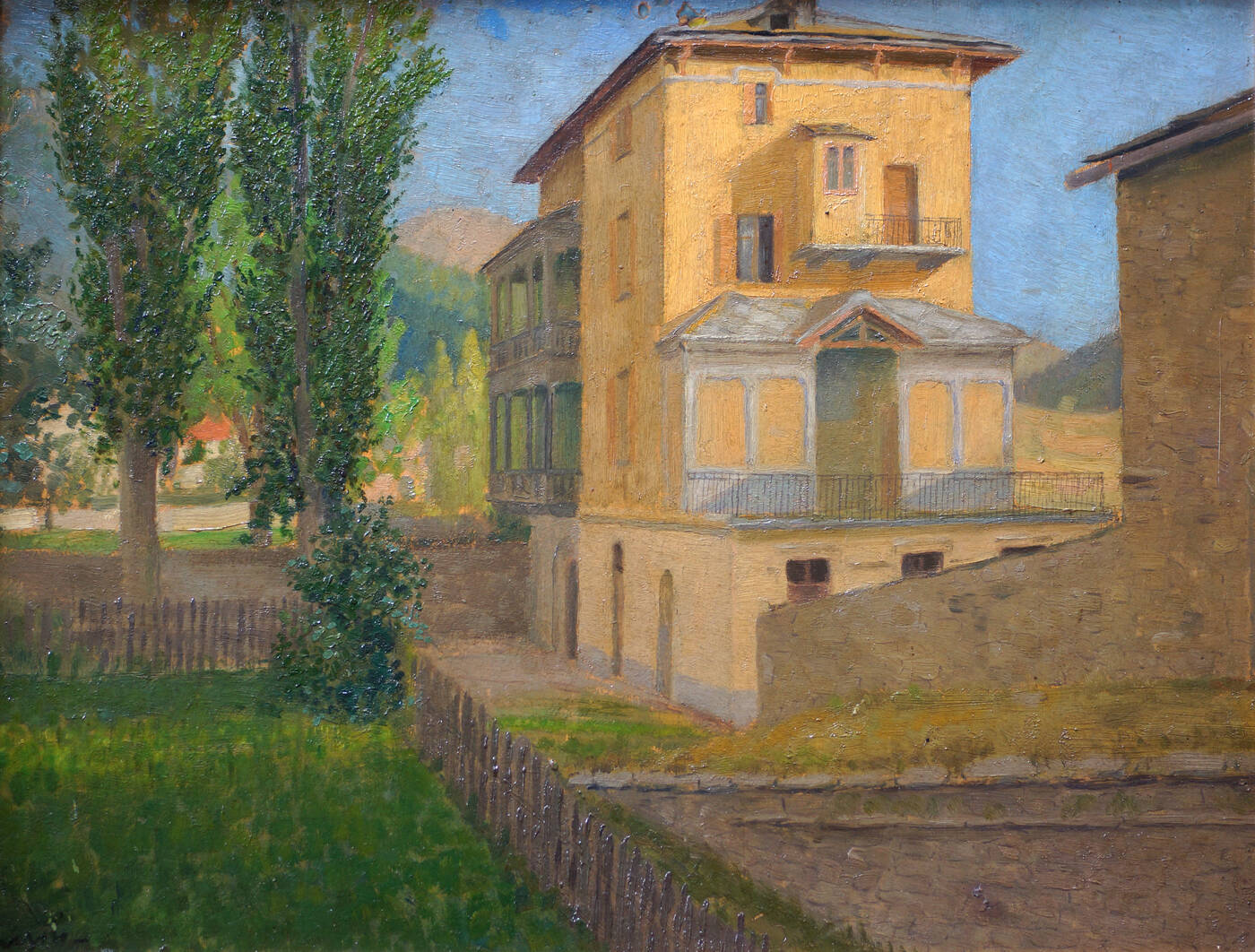 CARLO TERZOLO - 'Villa con giardino'