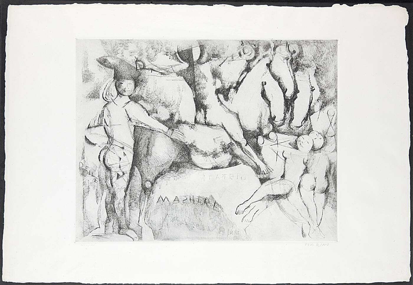 MARINO MARINI - 'Il teatro delle maschere'