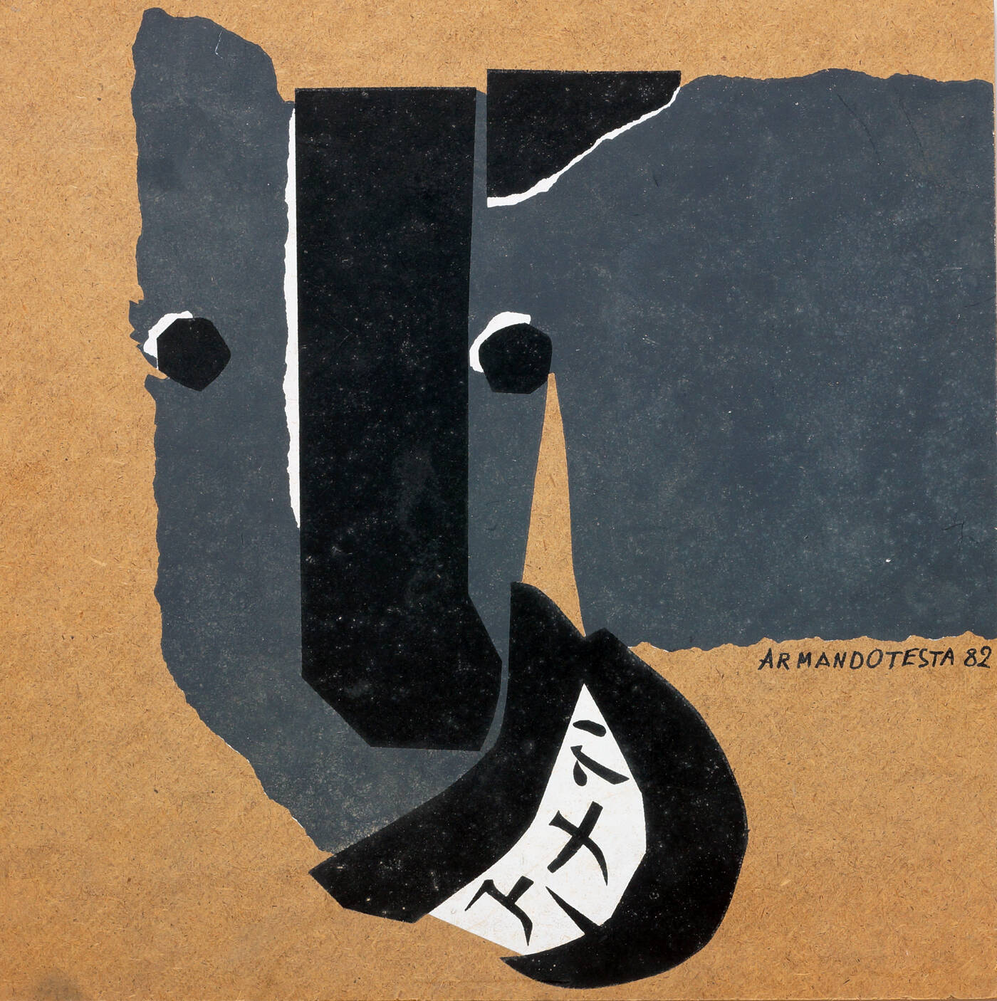 ARMANDO TESTA - 'Cavallo che ride cinese' 1982