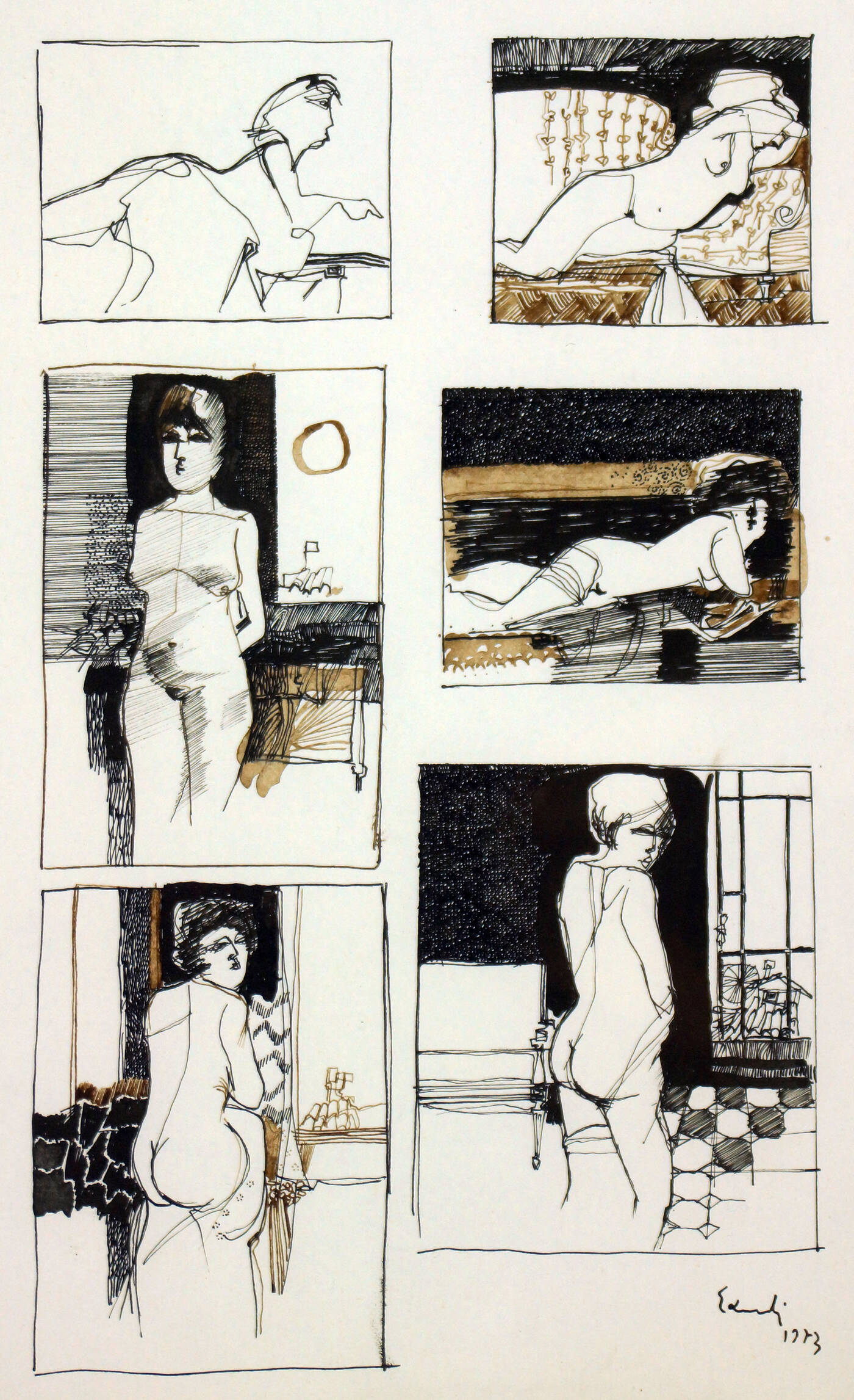 FERNANDO EANDI - 'Nude' 1973