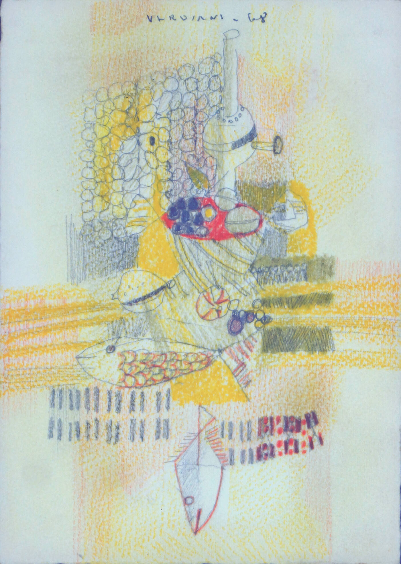 LUCIANO VERDIANI - 'Senza titolo' 1968