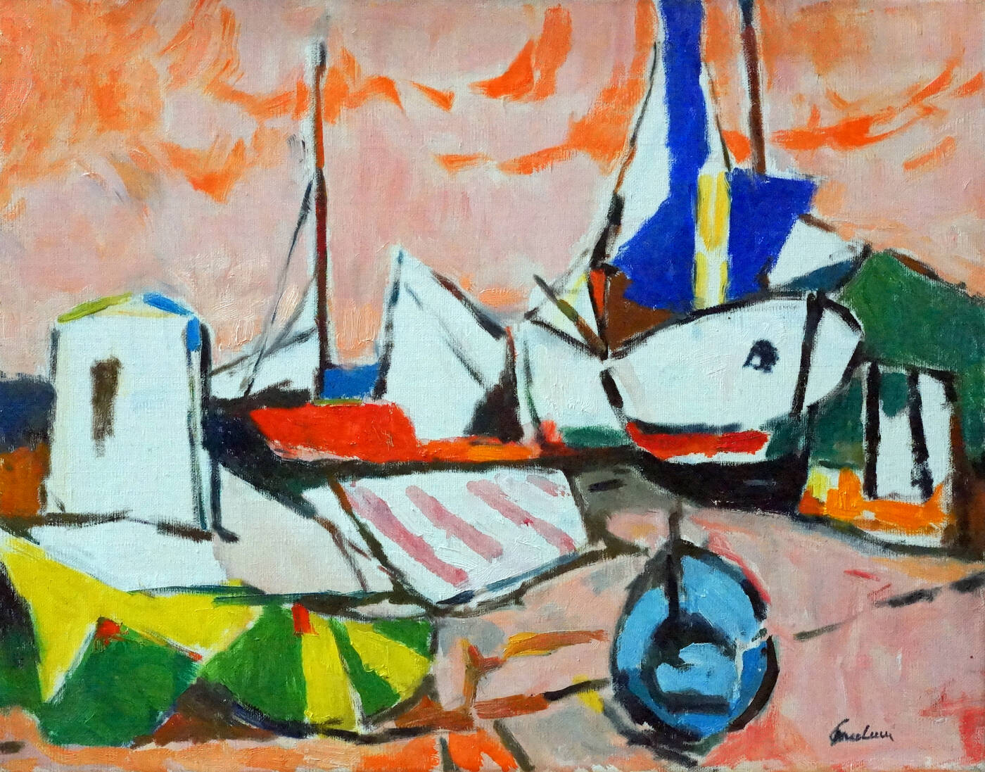 ENRICO PAULUCCI - 'Cantiere' anni '970/80