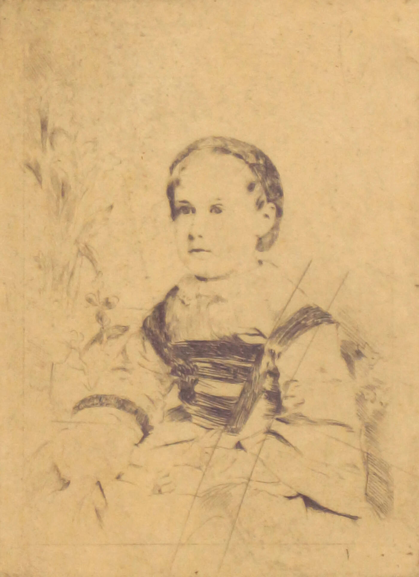 EDGARD DEGAS - 'M.lle Natalie Wolkonska' 1860 ca