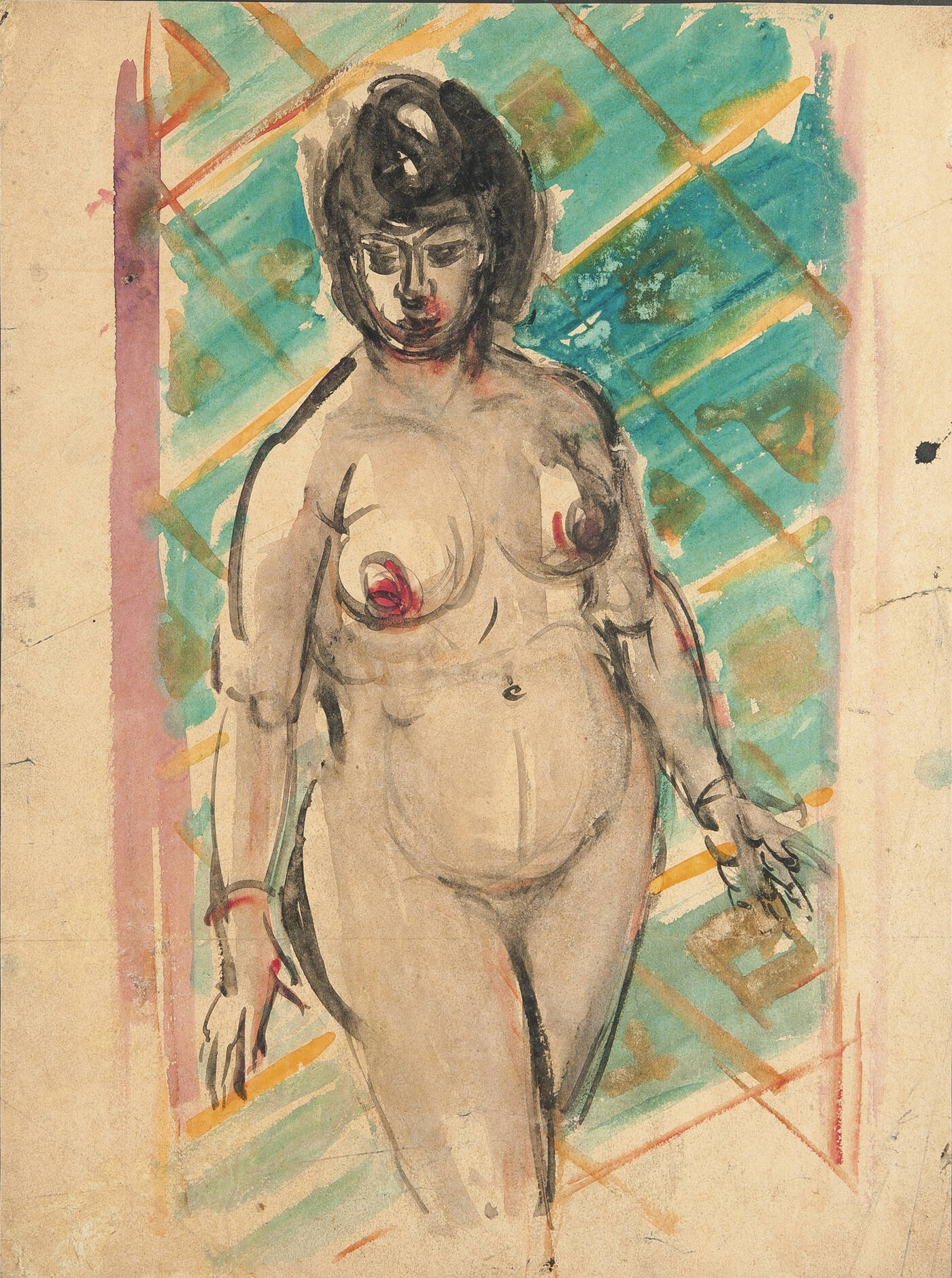 LUIGI SPAZZAPAN - 'Nudo femminile' 1935 ca