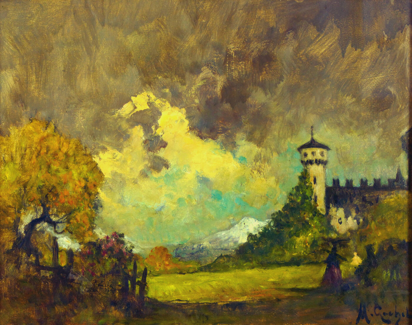 MARIO GACHET - 'Il castello di Fenis'