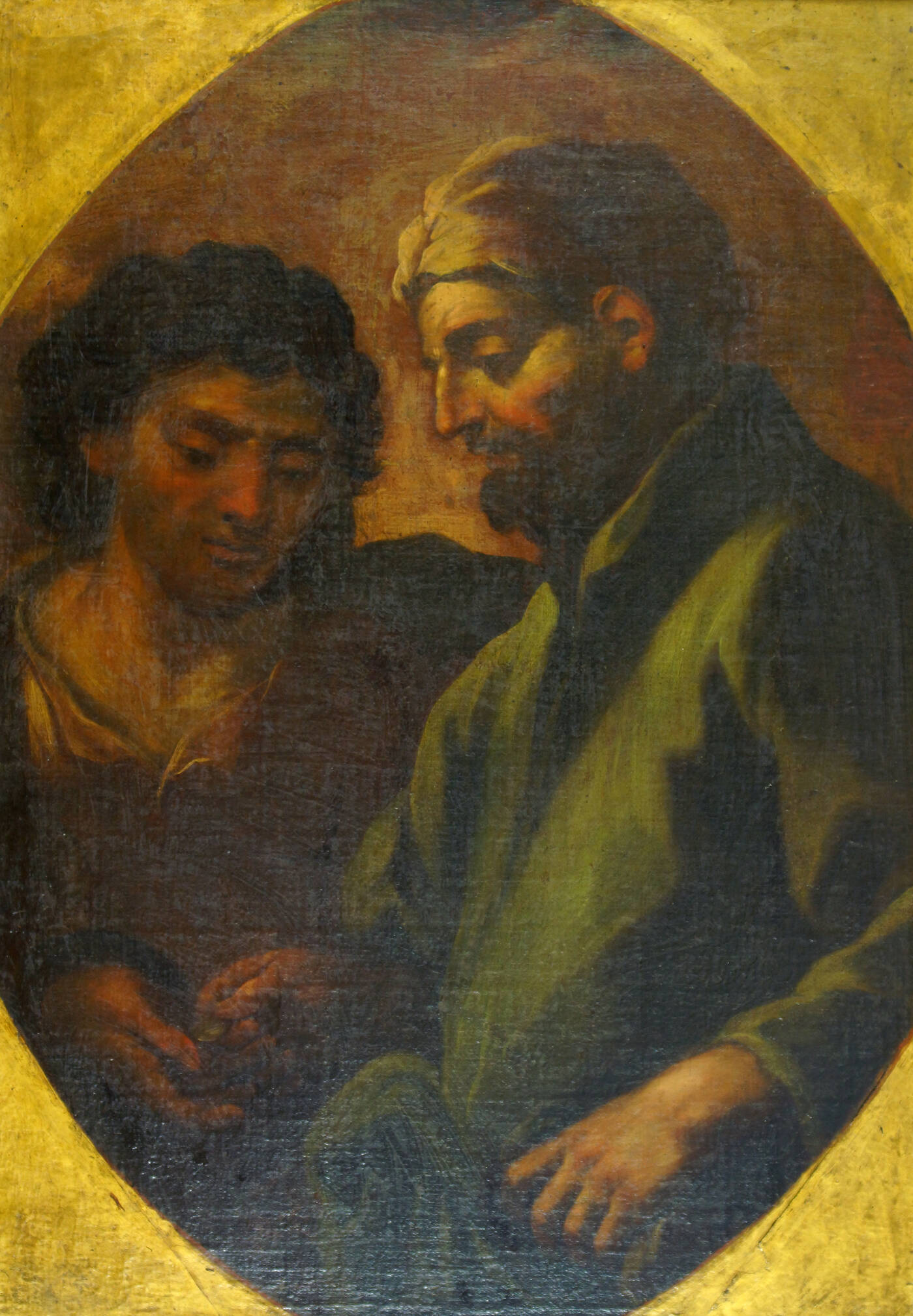 PITTORE ANONIMO DEL XVII SECOLO  - 'L'elemosina'