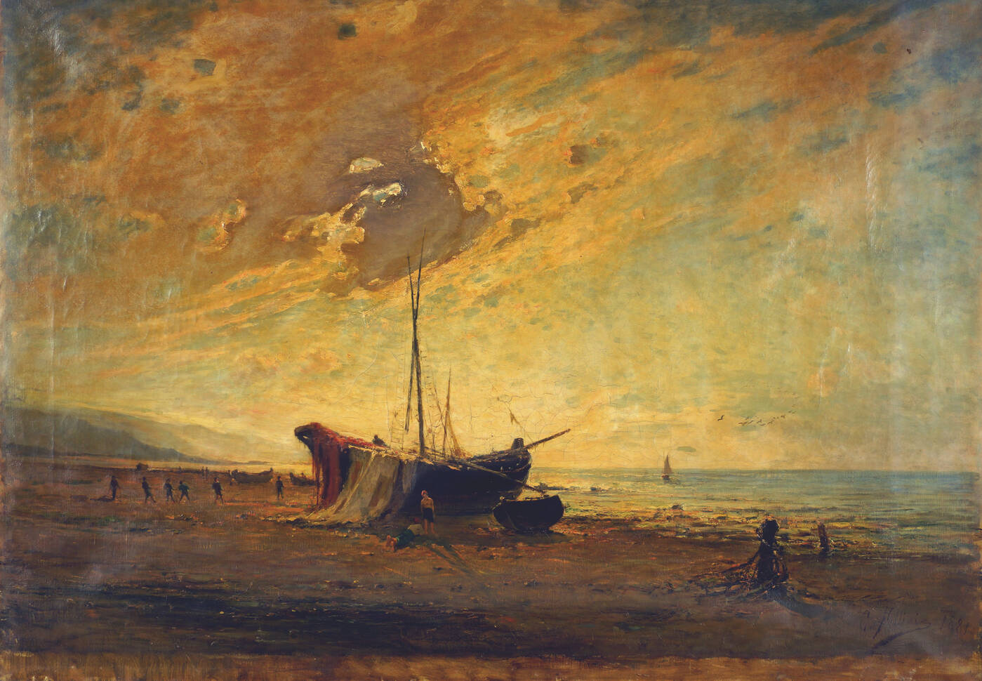 CARLO FOLLINI - 'Marina' 1881