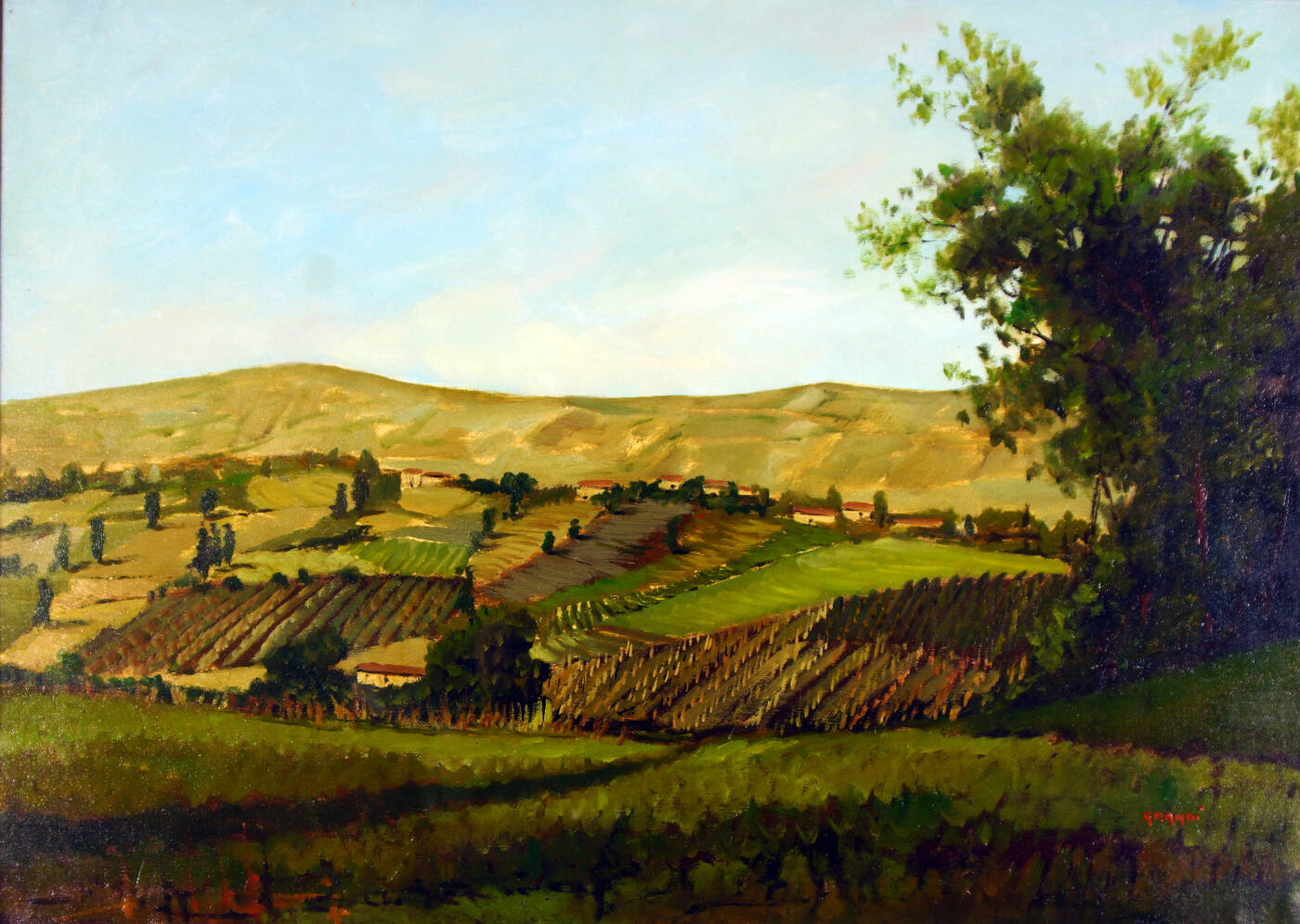 GRANDI - 'Paesaggio di langa' anni '980