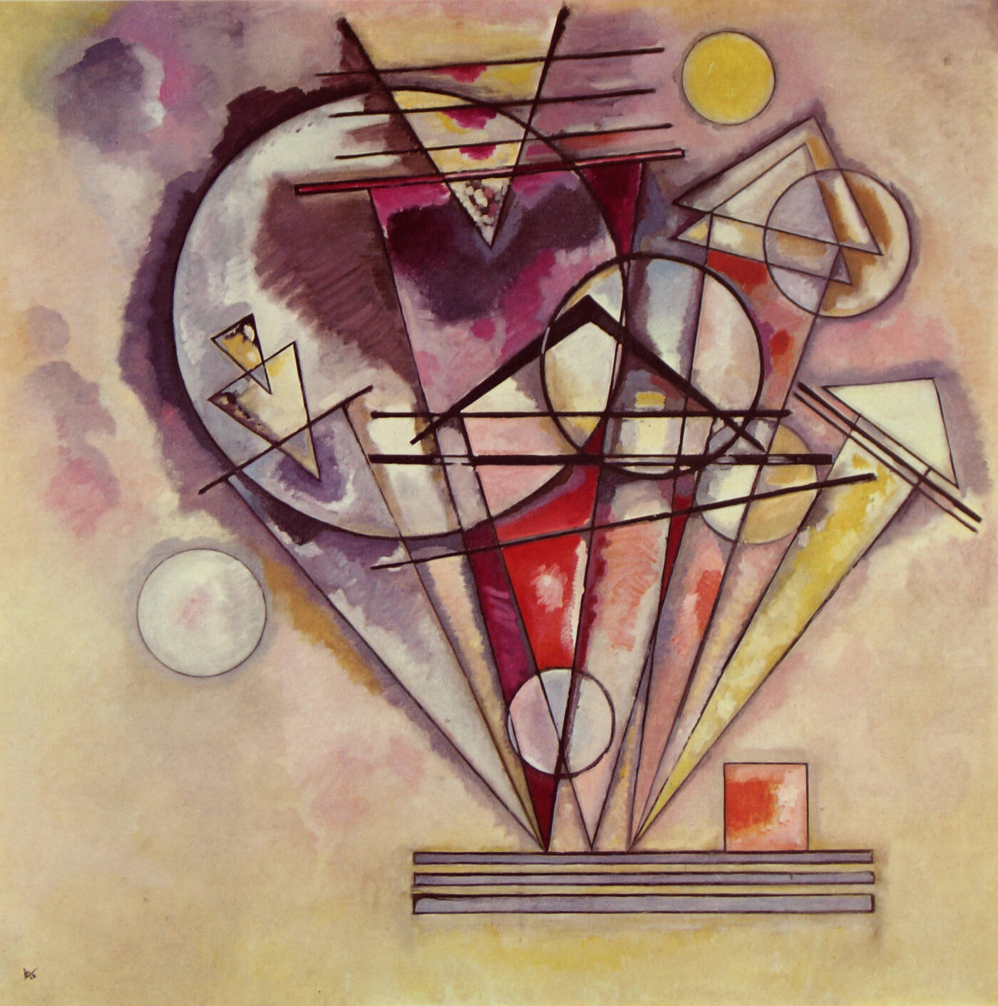 WASSILY KANDINSKY - 'Senza titolo'